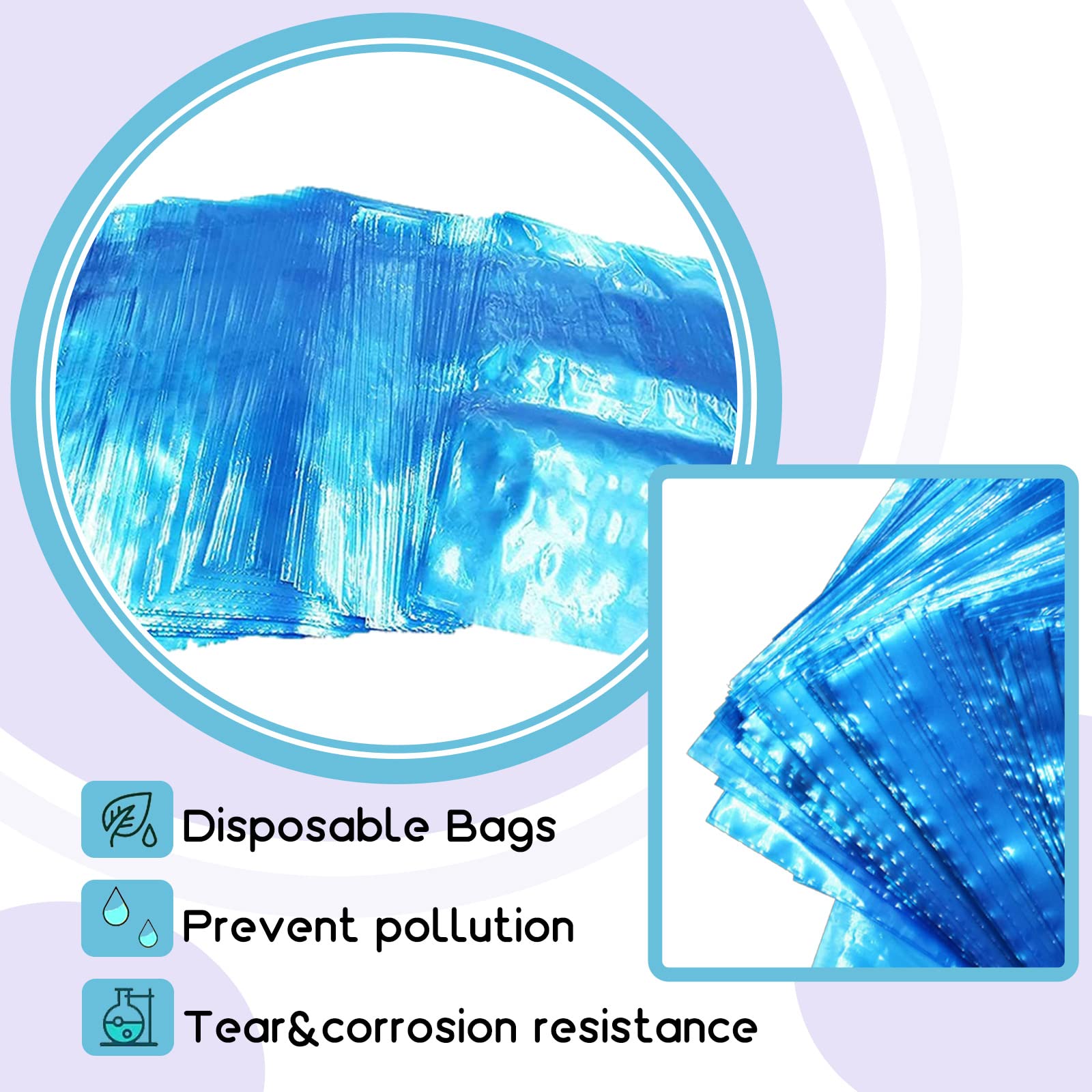 **250pcs Disposable Tattoo Wash Bottle Covers Sleeves - Blue 6x10 Inch Squeeze Bottle Bags for Tattoo Artists & Cleaning Supplies | Hygienic, Leak-Proof Protection for Ink & Cleaning Solutions**    *(Use Case: Ideal for tattoo studios, salons, and medical facilities to maintain hygiene and prevent cross-contamination.)*