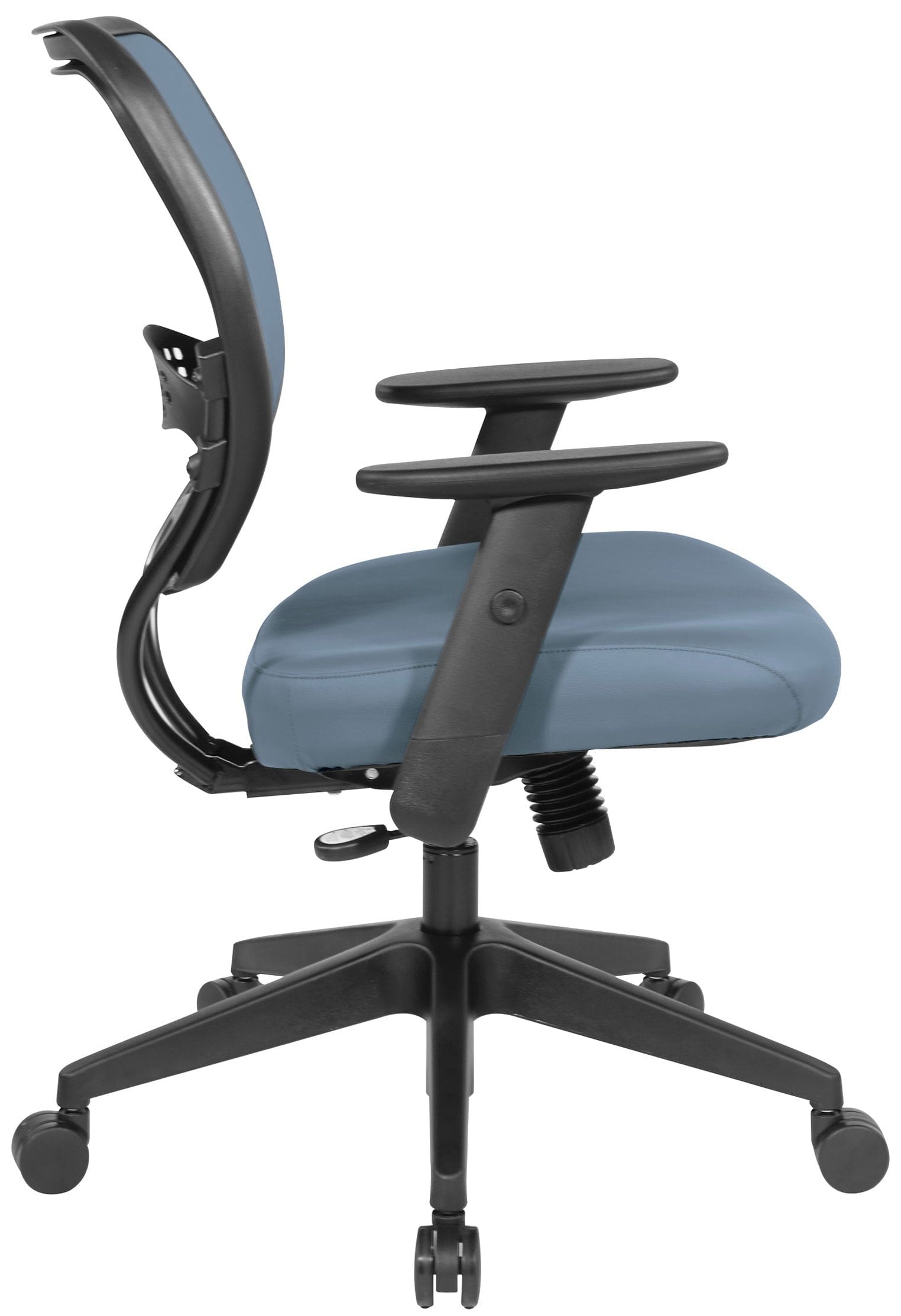 Office Star Antimicrobial Dillon Seat and Back Task Chair [5500D] - Ergonomic Mesh Office Chair for Home & Work, Adjustable Height & Lumbar Support - Perfect for Long Hours at Desk, Gaming, or Remote Work