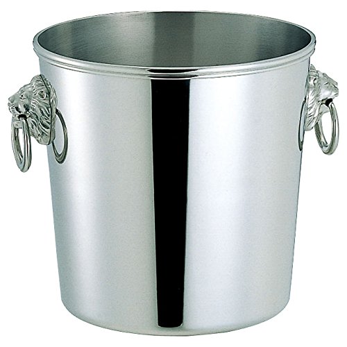 Wadasuke Seisakujyo 0.5 Gallon (1.7L) Champagne Cooler Bucket - Premium Stainless Steel Ice Pail for Wine & Beverage Chilling - Perfect for Parties, Weddings & Outdoor Events (Model 2709-4170 5287an)