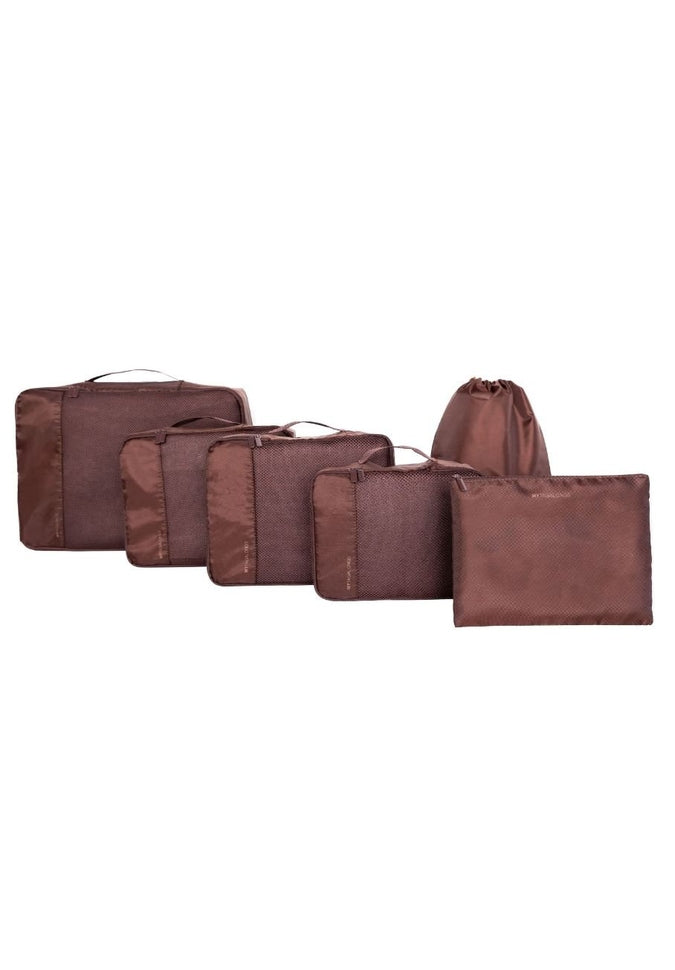 Mytagalongs Packing Pods Set of 6 - Travel Organizer for Jewelry, Makeup & Small Essentials | Perfect for Suitcase, Carry-on & Cosmetic Bag Organization