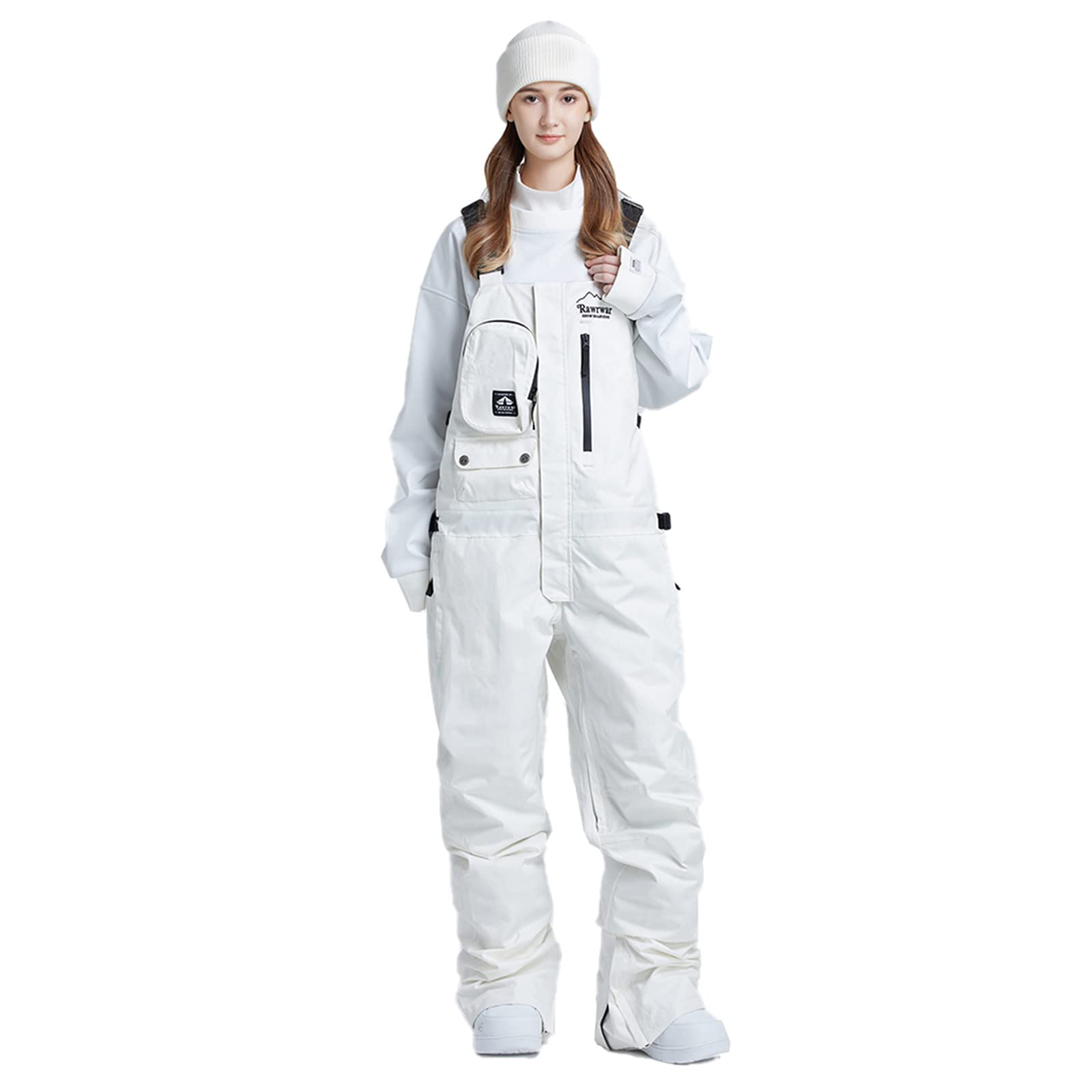 Waterproof Insulated Ski Bib Overalls for Men & Women - Windproof Snow Pants for Skiing, Snowboarding & Outdoor Winter Sports