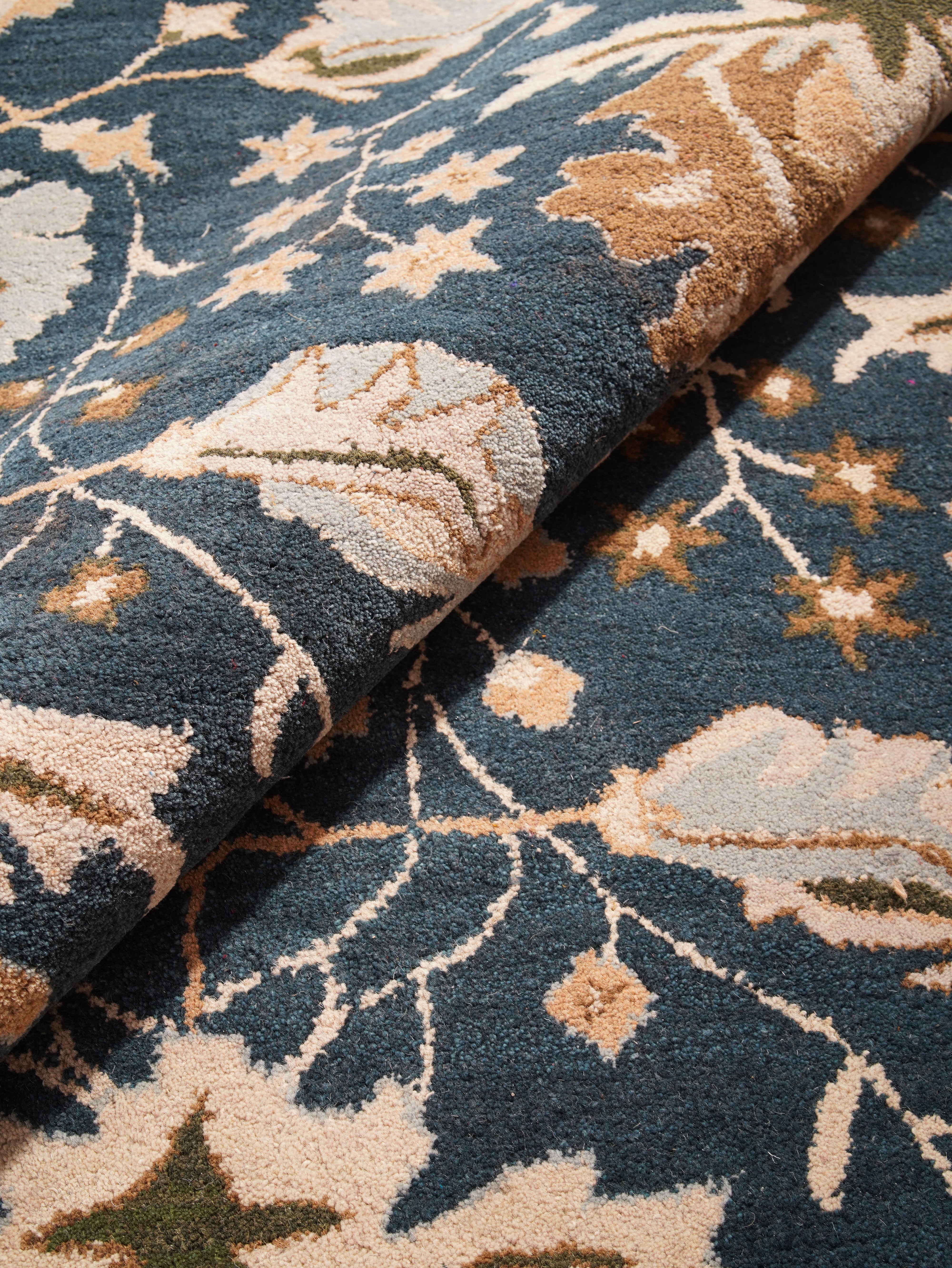Jacob's Ladder Hand Tufted Wool Rug - Soft & Durable Non-Slip Area Rug for Living Room, Bedroom, Nursery | Perfect for Home Decor & Cozy Spaces