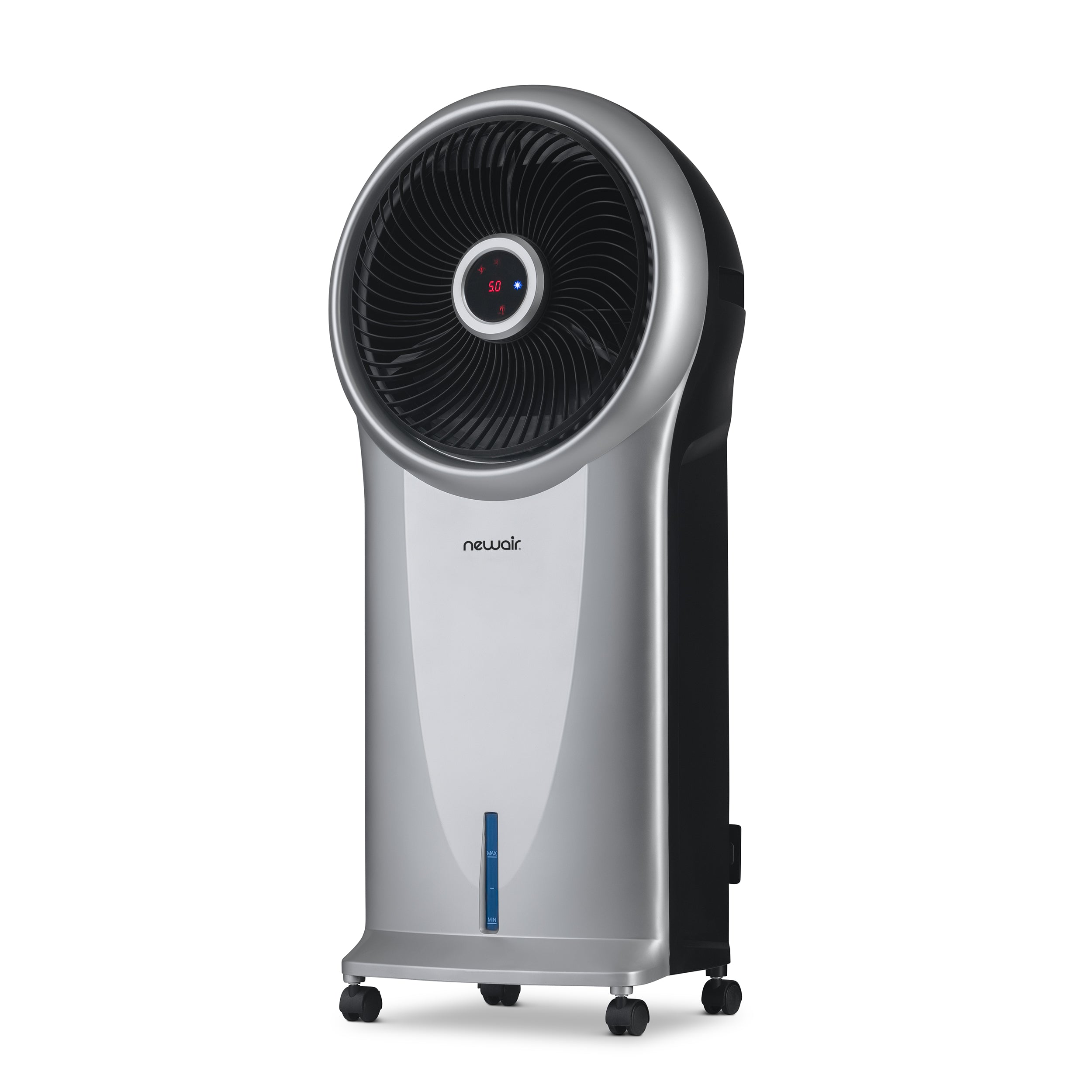 Newair® 470 CFM Evaporative Air Cooler & Portable Cooling Fan - Silver | Indoor & Outdoor Cooling for Home, Office, Patio
