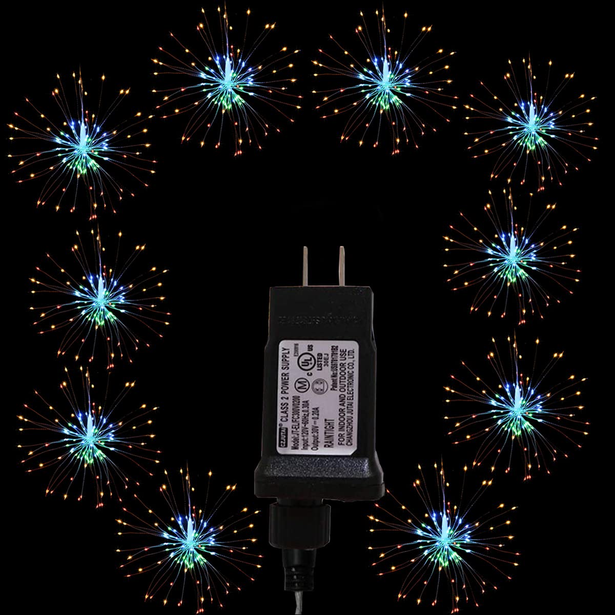 Dreamworth 10 Pack 600 LED Firework Copper Wire Fairy Lights - 8 Lighting Modes, Waterproof Plug-in Twinkle String Lights for Christmas Decorations, Birthday Party, Bedroom, Wedding, Patio & Outdoor Decor | Perfect for Indoor/Outdoor Holiday Lighting, Garden Parties and Cozy Ambiance