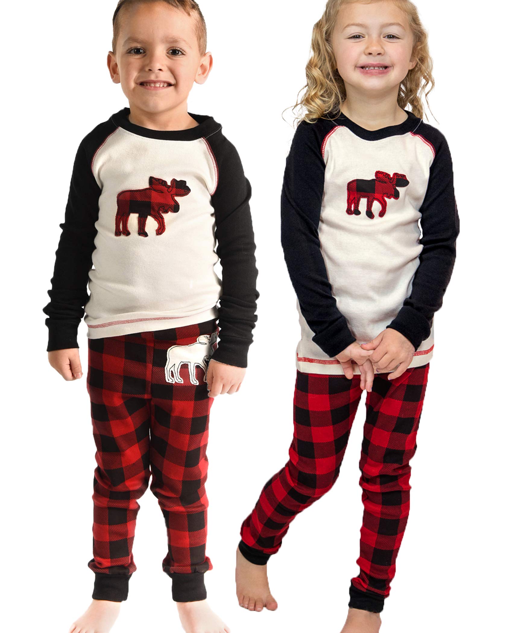 Lazy One Family Pajama Sets - Adults & Kids Plaid for Christmas