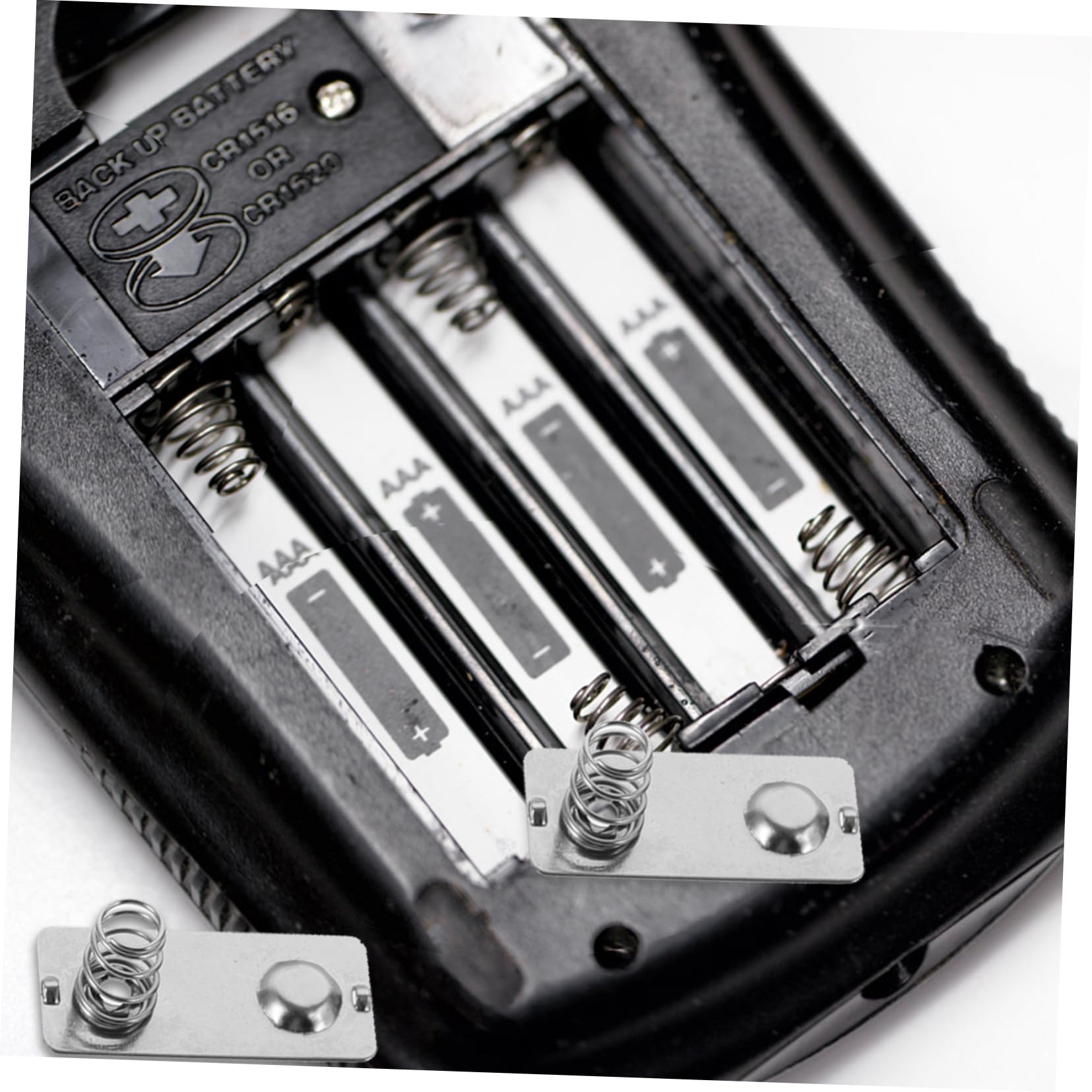 Gatuida 4 Sets Battery Spring - Durable Metal Battery Plate Contacts for AA AAA C D 9V Batteries - Perfect for Flashlights, Toys, Remote Controls & Electronic Devices