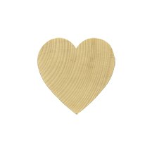 1500pcs Wooden Heart Cut Outs - Bulk Craft Supplies for DIY Projects, Scrapbooking, Home Decor & Valentine's Day Crafts