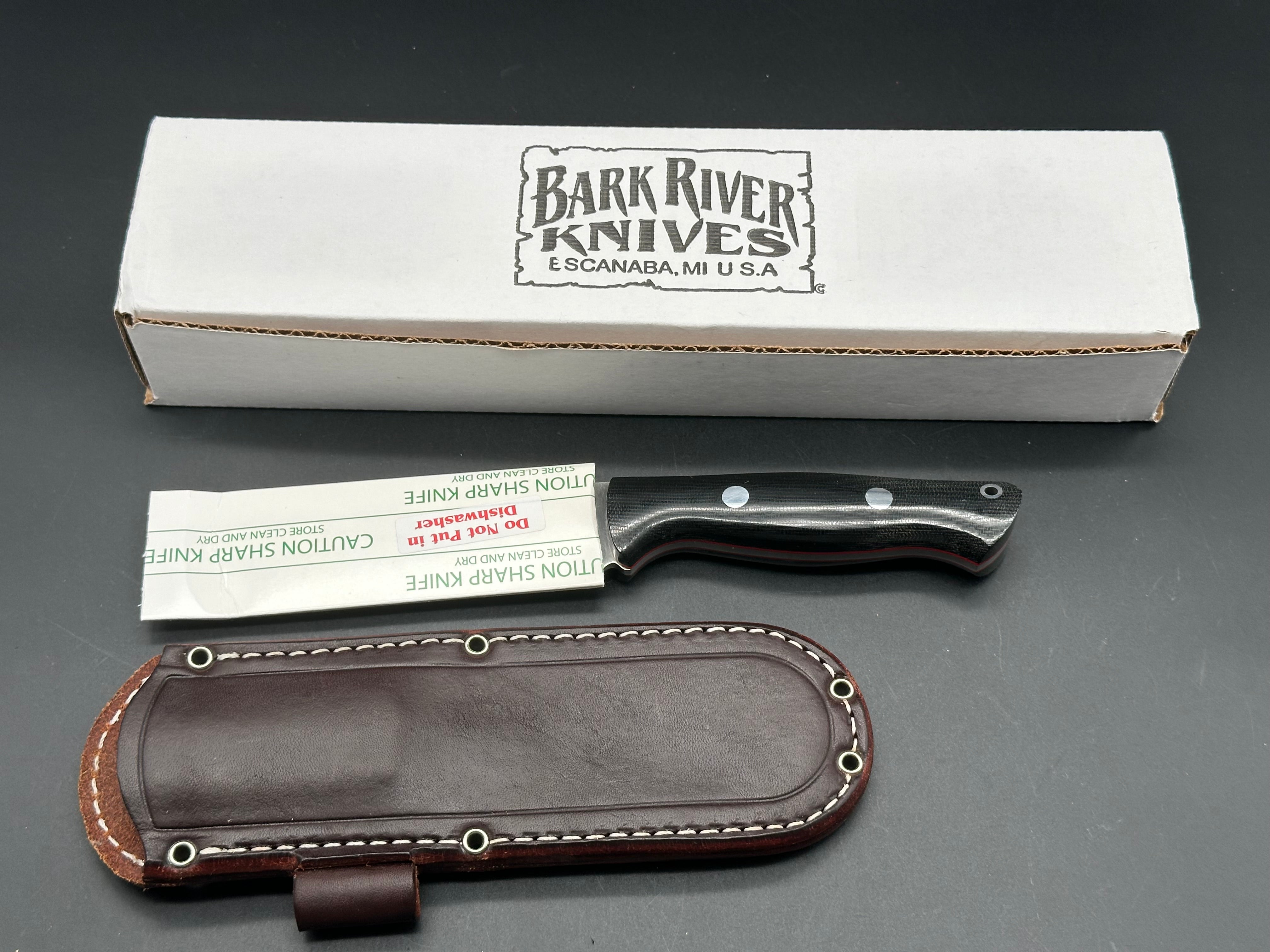 Bark River Knives EXT 2 LT 3V Swedge Hunting Knife with Waterproof Sheath - Outdoor Survival, Camping & Bushcraft Essential