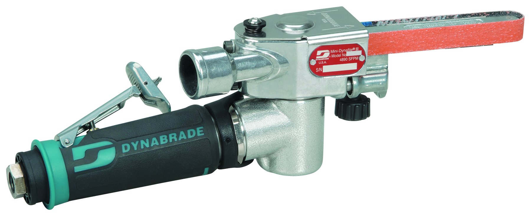 Dynabrade 15002 Vacuum Mini-Dynafile II Abrasive Belt Tool - Compact Sanding & Polishing for Metal, Wood & Auto Body Repair | Workshop & DIY Projects