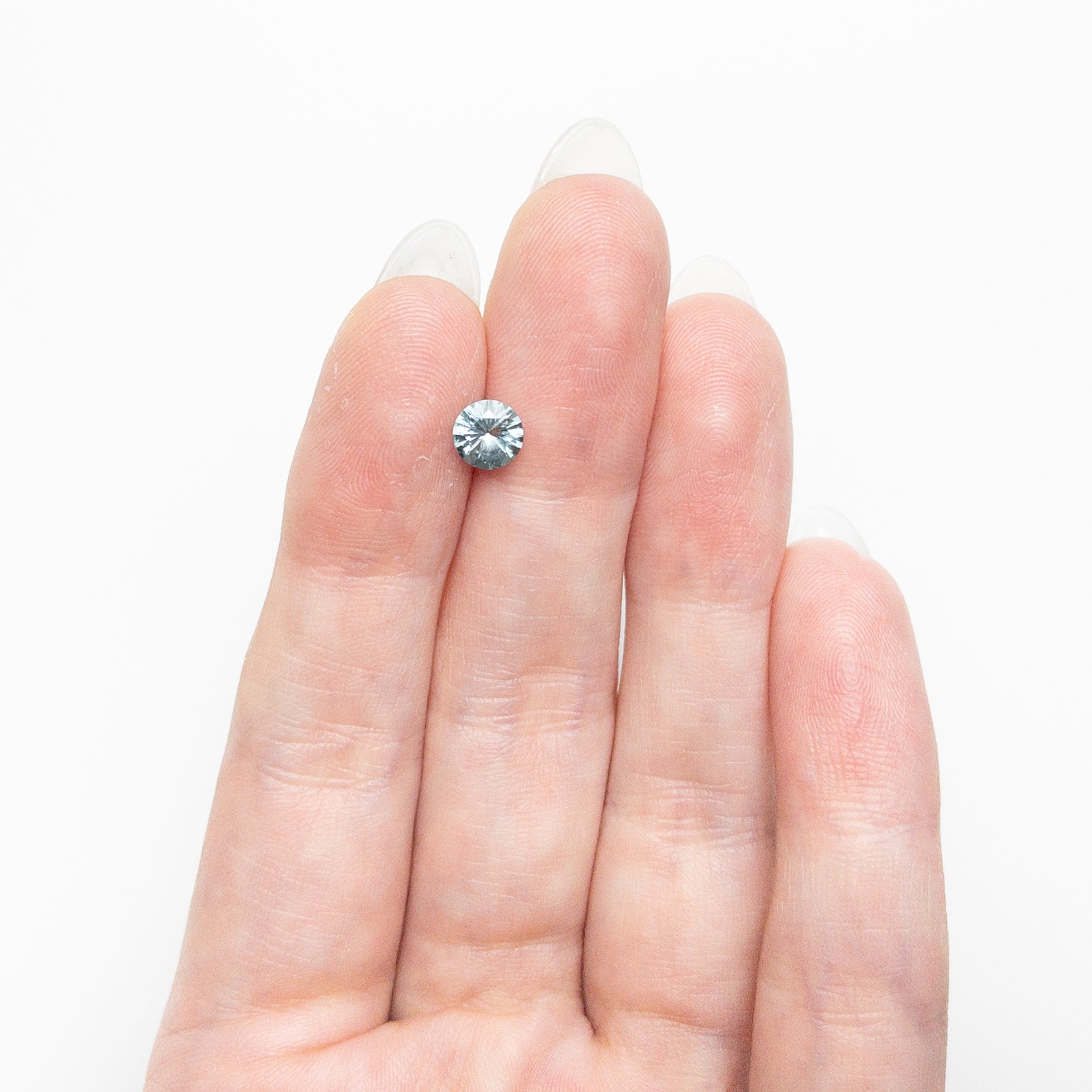 0.67ct Round Brilliant Blue Sapphire - 5.43x5.40x3.27mm Natural Loose Gemstone for Engagement Rings & Fine Jewelry