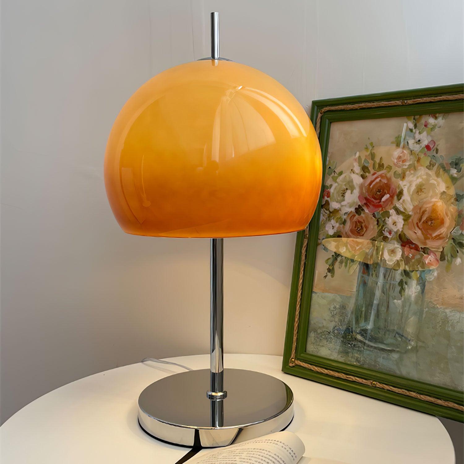 Modern Mushroom Bauhaus Table Lamp - Minimalist Nordic Style Bedside Lighting for Living Room, Bedroom & Office Decor