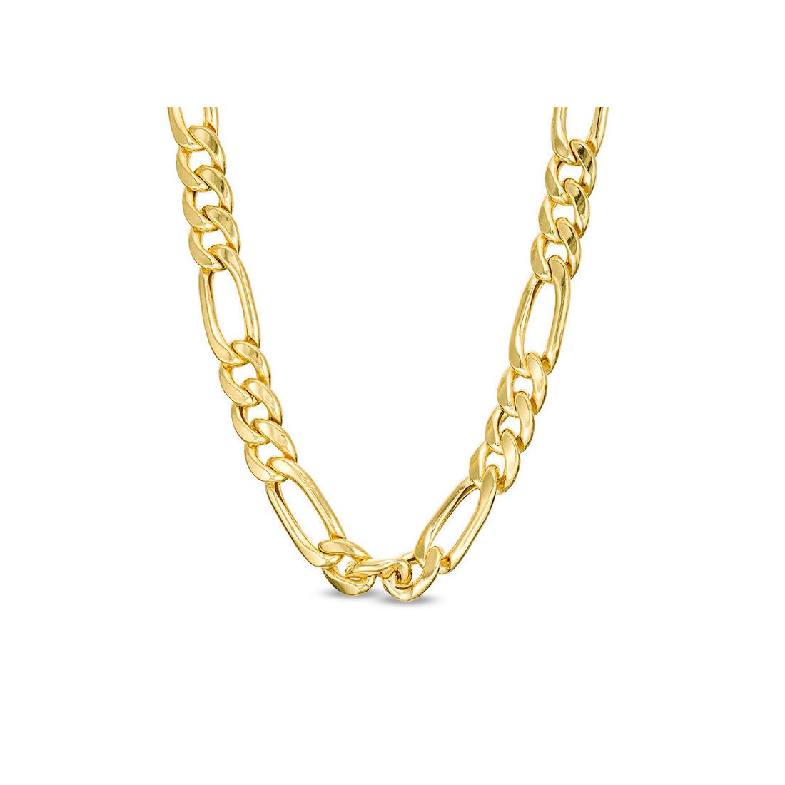 2.3MM Yellow Gold Figaro Chain - 925 Solid Sterling Silver Necklace (7-26 Inches) | Elegant Jewelry for Men & Women, Perfect for Gifts, Parties, and Everyday Wear
