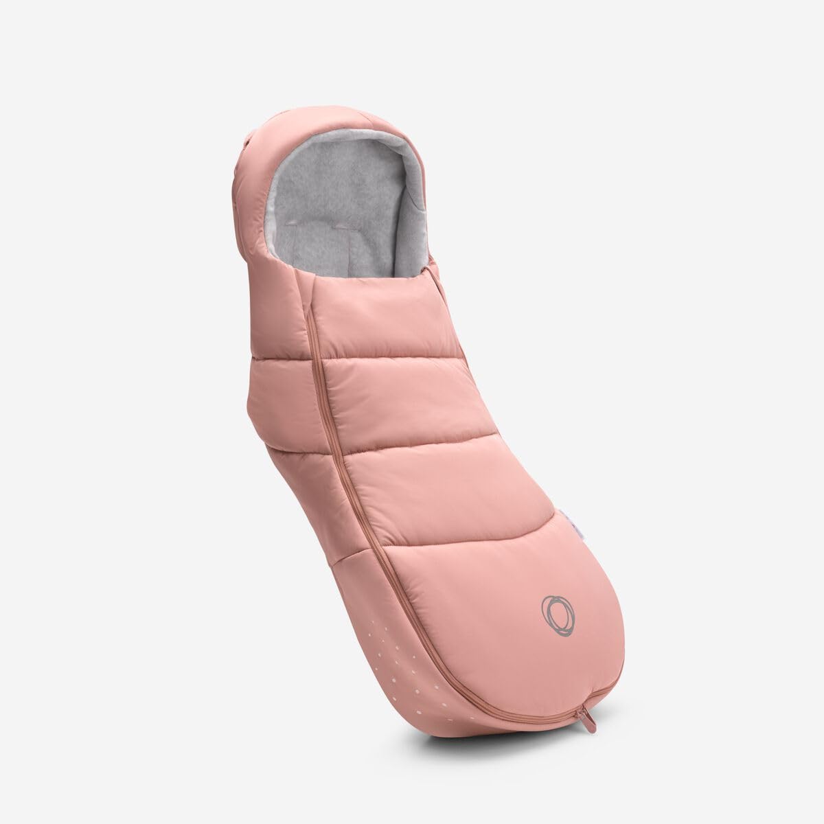 Bugaboo All-Season Stroller Footmuff - Weatherproof & Removable Baby Stroller Accessory with Climate Control & Reflective Trim - Evening Pink for Winter, Rainy Days & Nighttime Walks