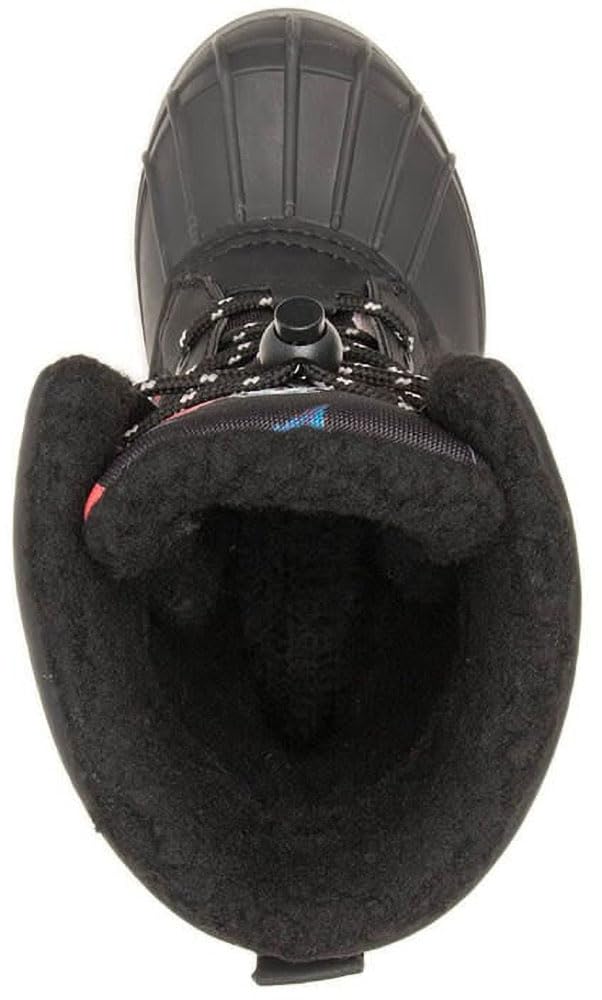 Kamik Surfin Waterproof Snow Boots for Kids - Warm Winter Boots for Boys & Girls - Non-Slip Outdoor Boots for Snow, Rain & Cold Weather - Perfect for School, Playground & Winter Adventures