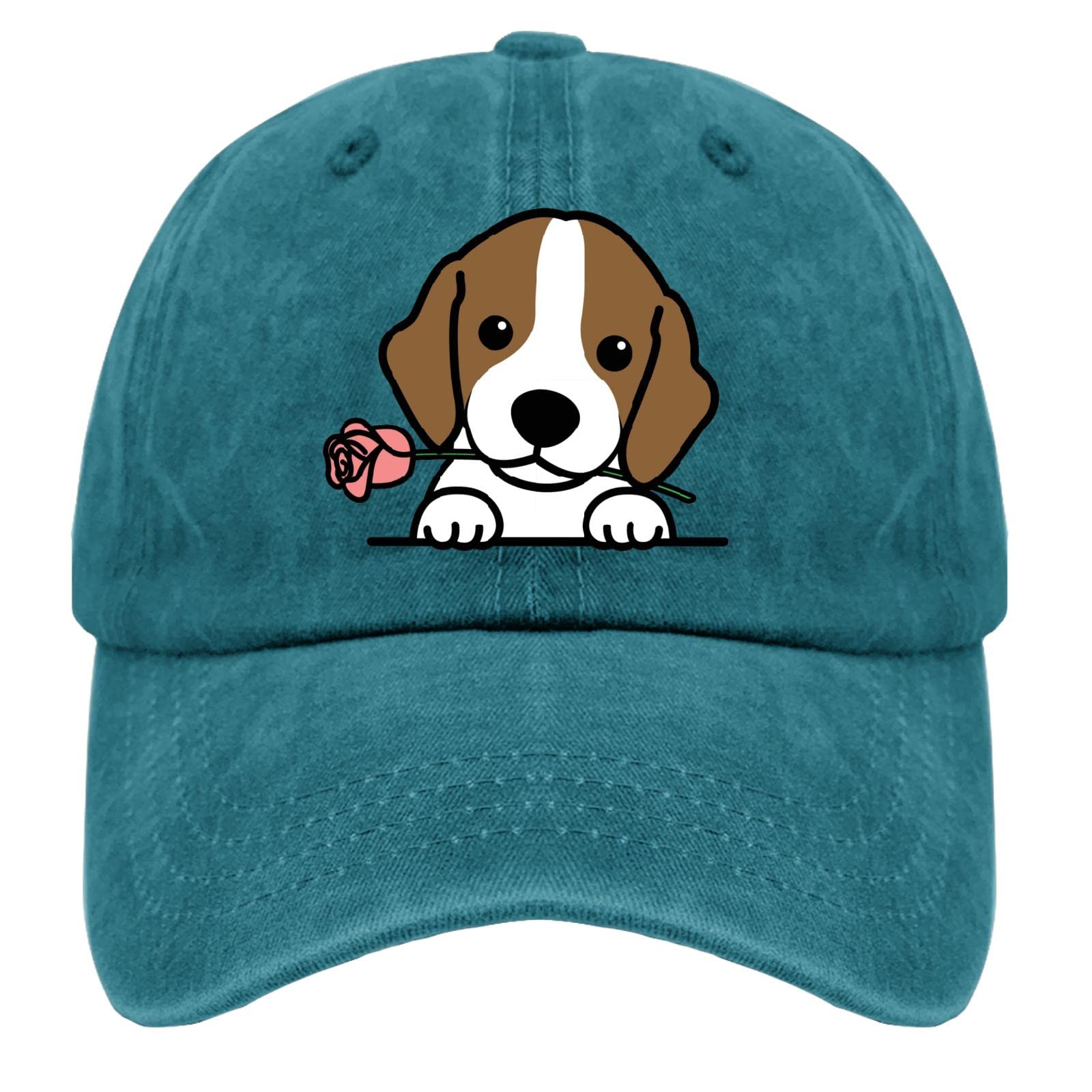 Beagle Baseball Cap for Dog Lovers - Aumgo Adjustable Dad Hat for Men & Women - Perfect for Dog Walks, Park Outings & Pet Owner Gifts