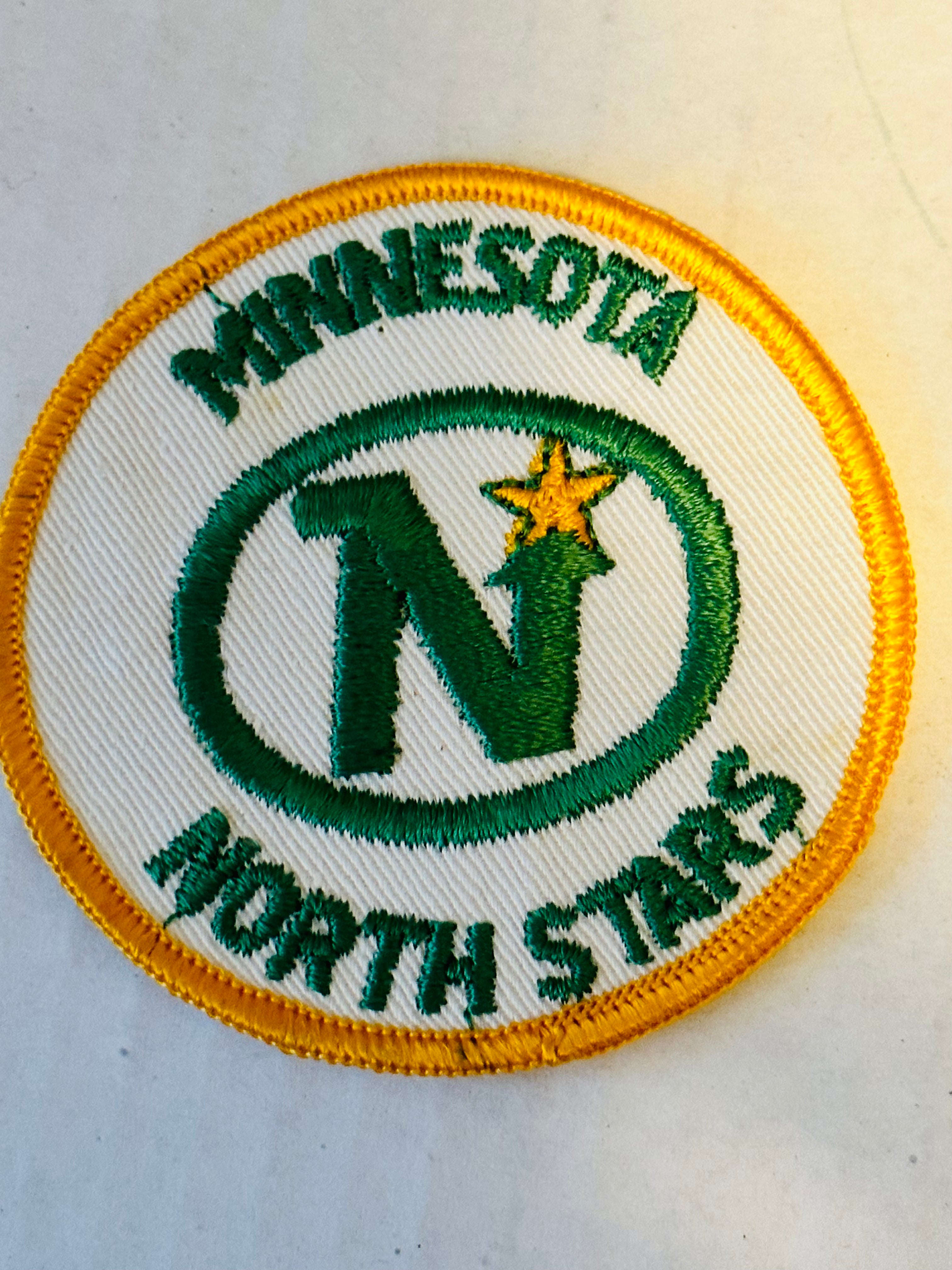 Vintage 1970s North Stars 3x3 Hockey Patch - Classic NHL Memorabilia for Collectors, Jerseys & Scrapbooking