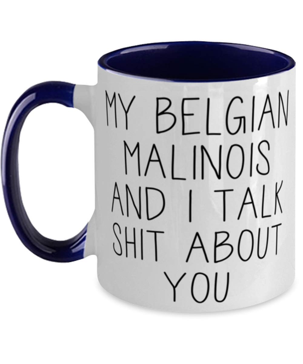 Belgian Malinois Dog Lover Coffee Mug - 11oz Ceramic Cup for Hot & Cold Drinks - Perfect Gift for Dog Owners, Police K9 Handlers, Military Working Dog Enthusiasts - Ideal for Home, Office, Training Sessions