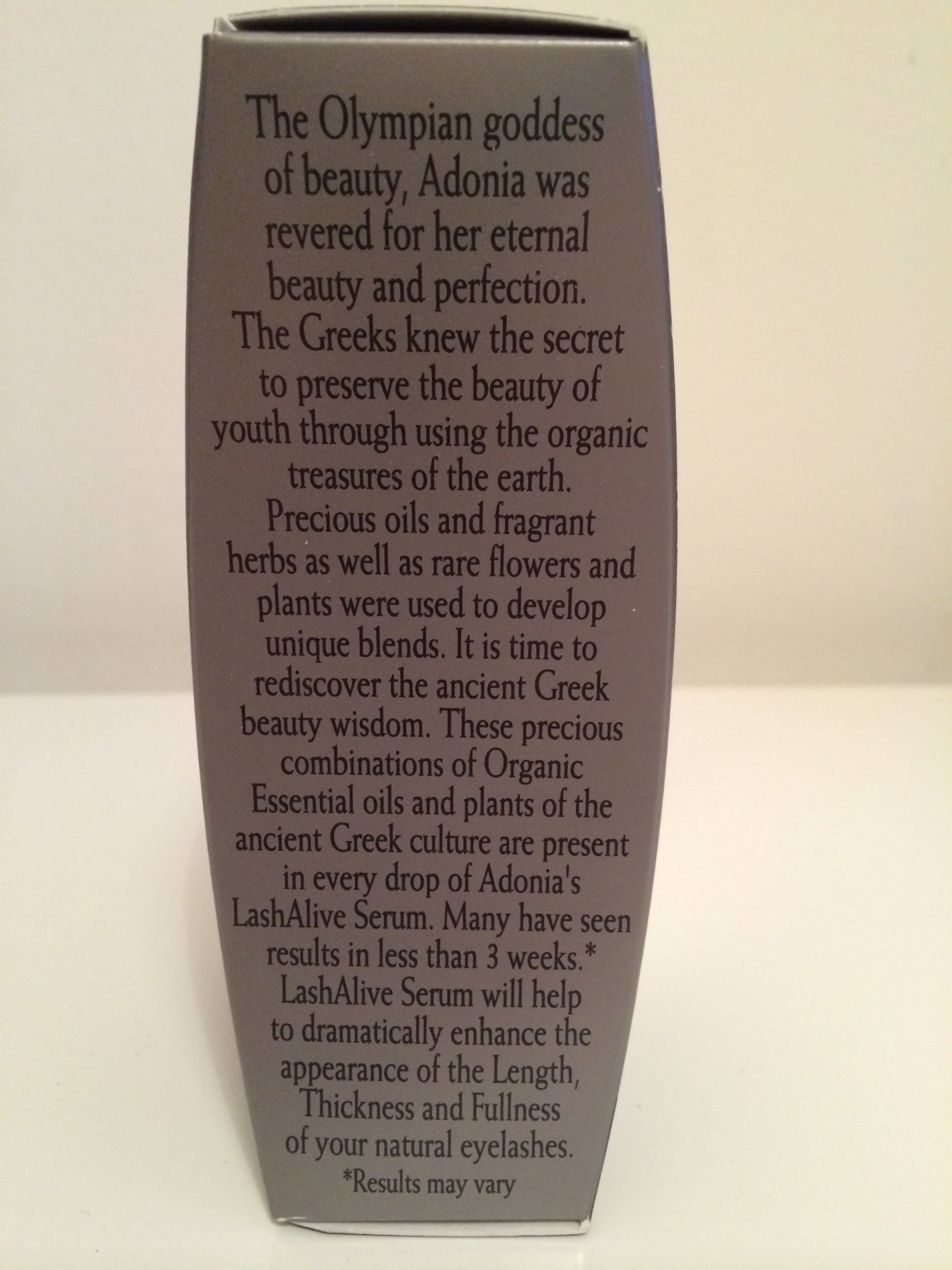 Adonia Organics Organic Lash Alive Serum - Grow Longer, Thicker Eyelashes & Eyebrows in 21 Days - Natural Alternative to Eyelash Extensions - Perfect for Nighttime Beauty Routine & Special Occasions
