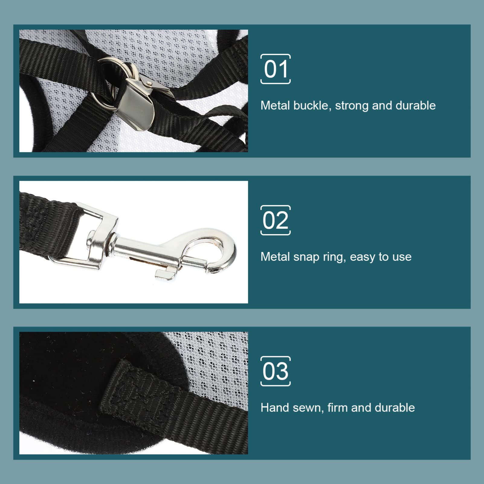 Adjustable Dog Harness for Small Dogs - Soft Puppy Chest Strap with Drawstring Belt - Pet Walking Vest for Cats & Turtles - Comfortable No-Pull Pet Accessories for Daily Walks & Outdoor Adventures