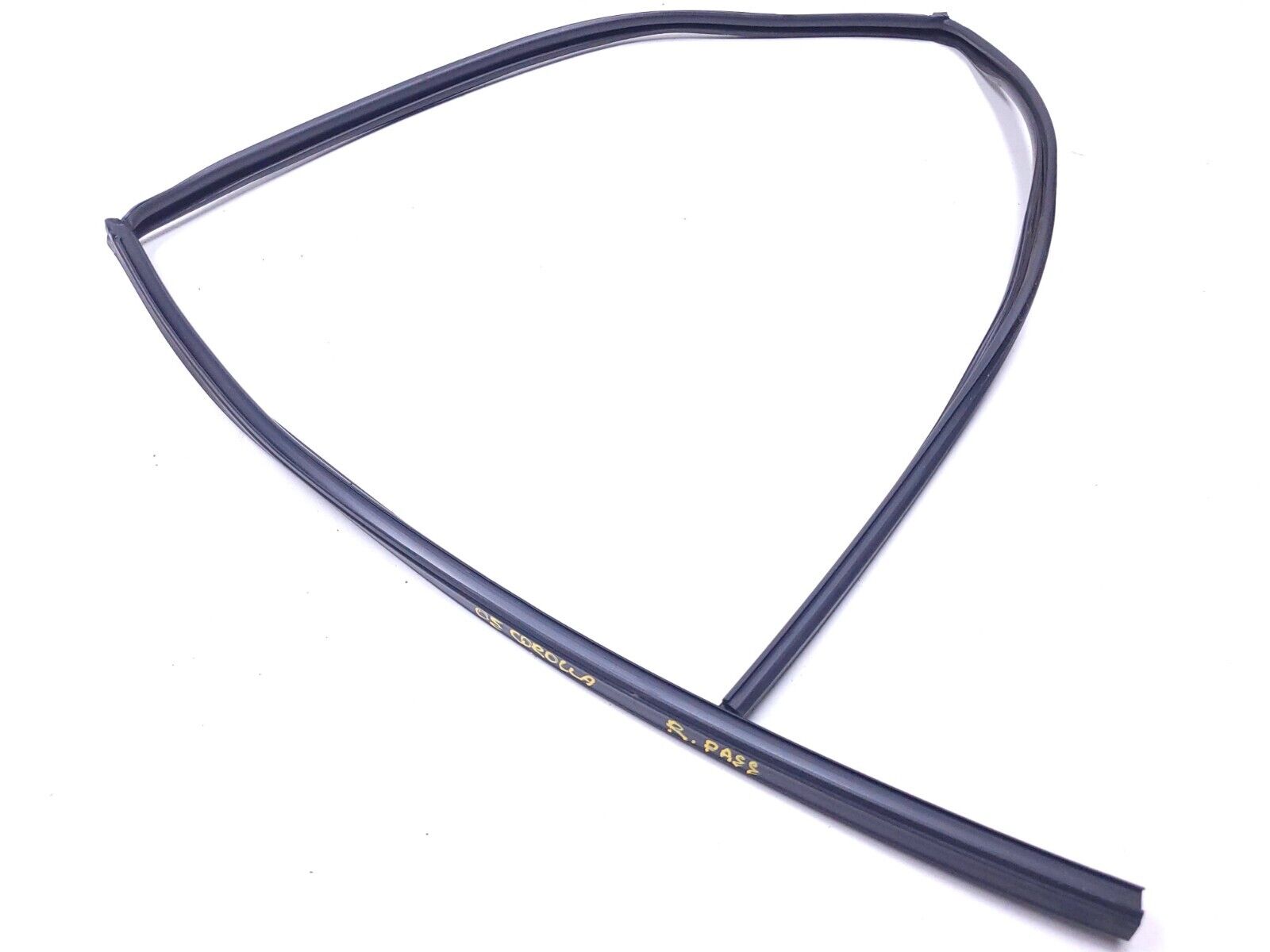 2003-2008 Toyota Corolla Right Rear Passenger Side Door Weatherstrip Seal - 3 Piece OEM Replacement - Perfect for Weather Protection & Noise Reduction