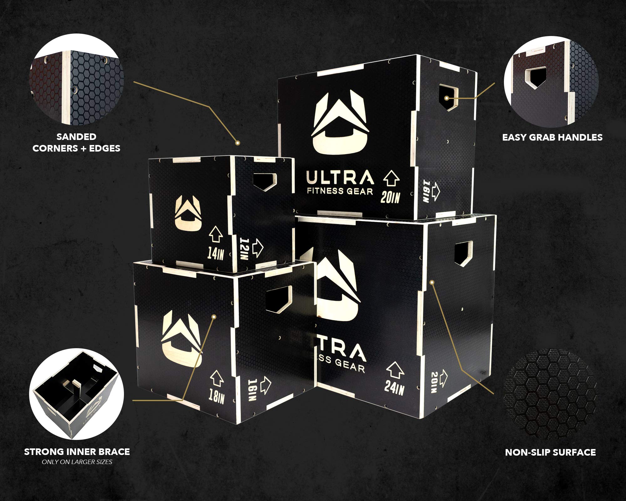Premium Wooden Plyo Box for Jump Training - 31