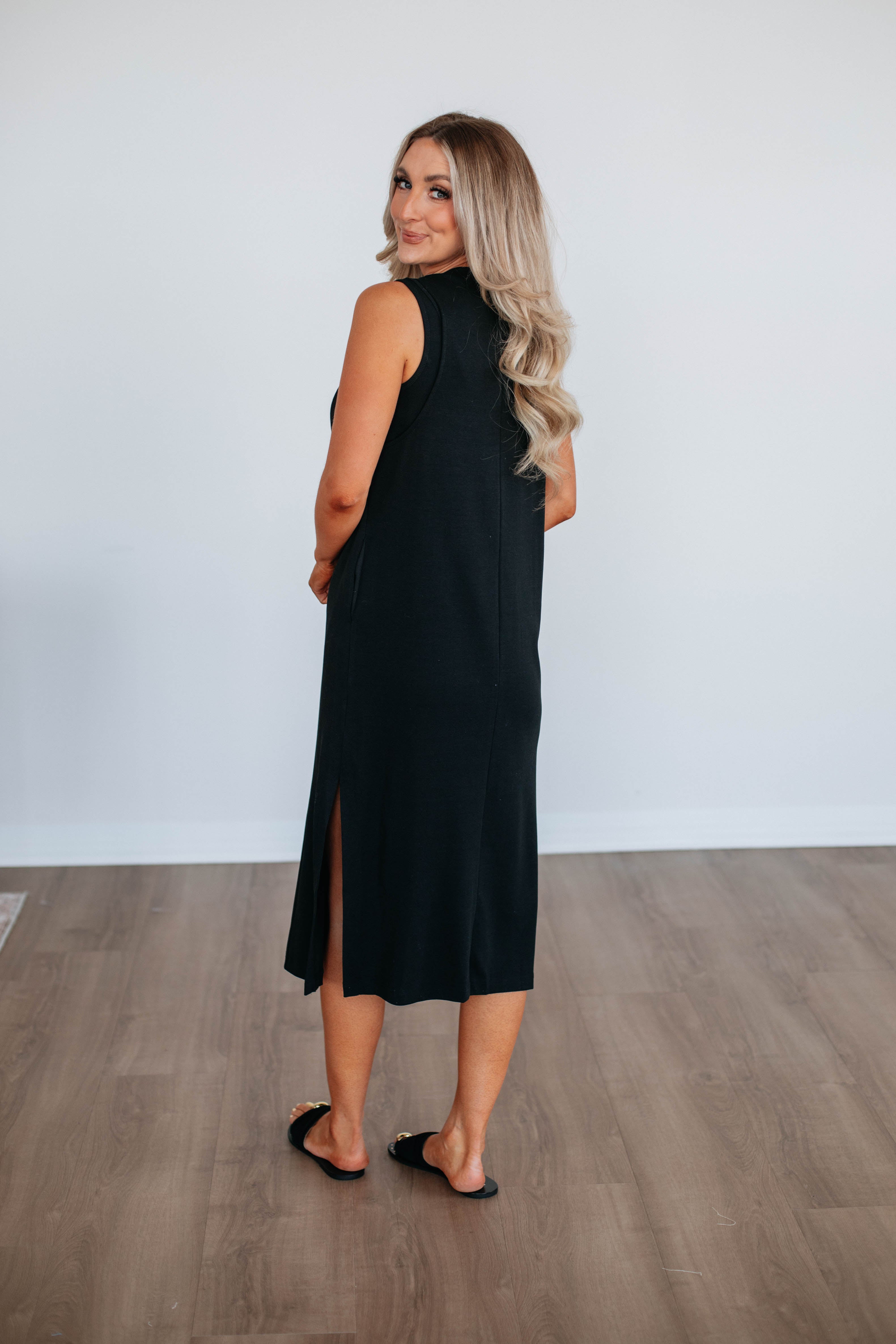 Alina Women's Two Piece Dress Set - Black Outfit for Casual Wear, Party & Date Night | Summer Fashion & Vacation Outfits