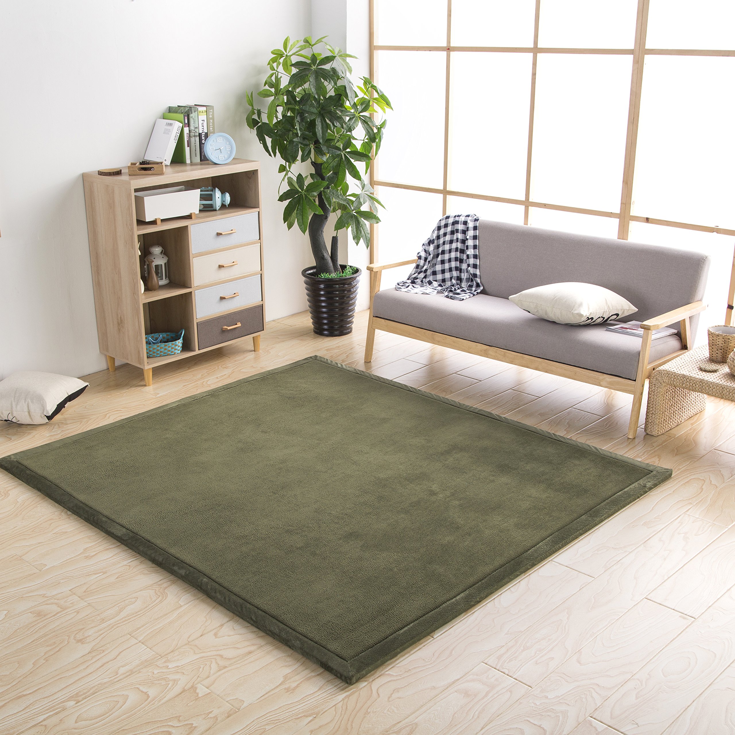 **Soft & Thick Baby Play Mat - 1.2 Inch Foam Floor Rug for Kids & Toddlers - Non-Slip Nursery Carpet for Crawling, Playtime & Learning Activities**