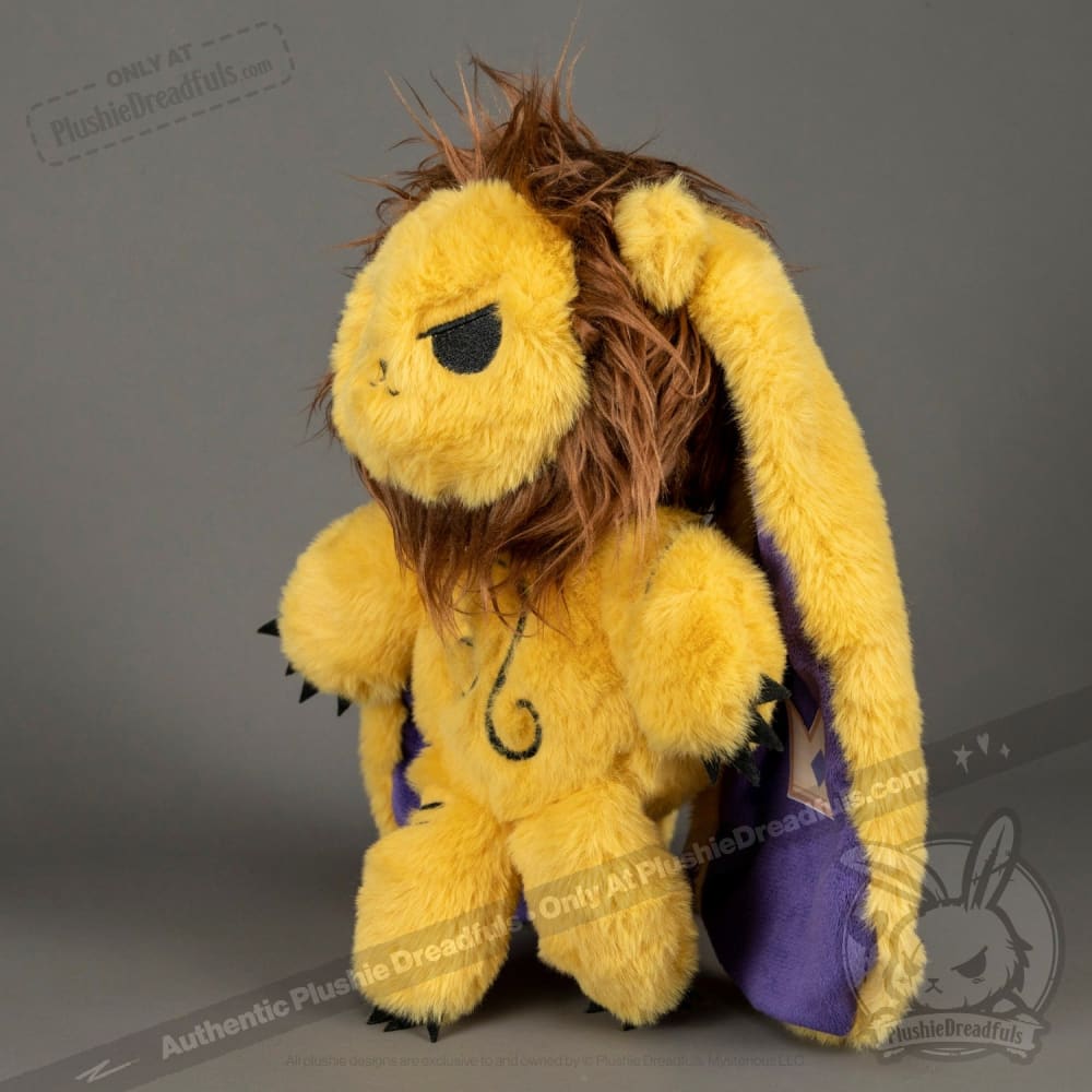 Plushie Dreadfuls Leo Rabbit Stuffed Animal - Soft Cuddly Toy for Kids, Autism Comfort & Anxiety Relief | Perfect Gift for Birthdays, Bedtime & Emotional Support