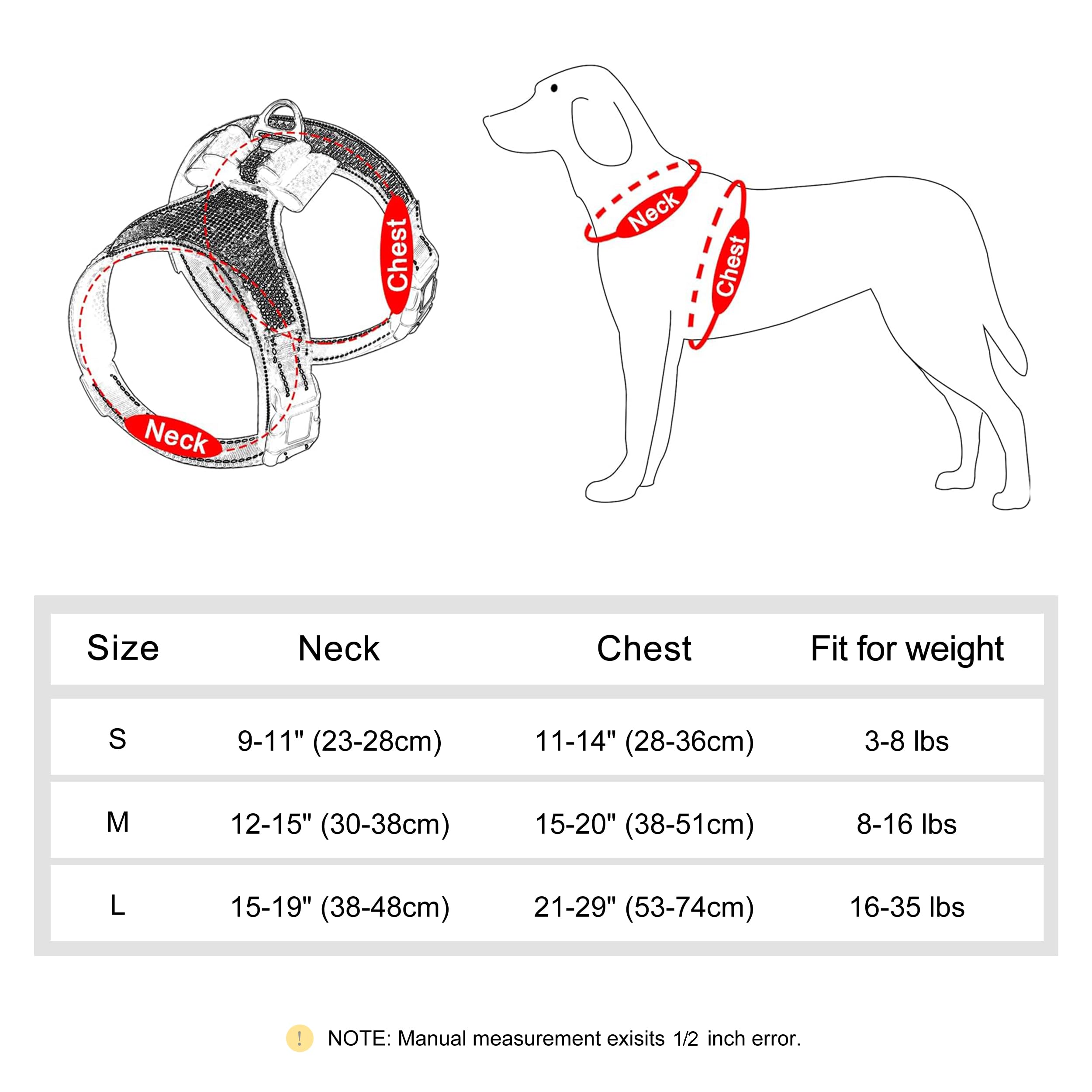 Beirui Soft Fleece Padded Dog Harness for Small & Medium Dogs - Sparkly Rhinestone Vest with Bow Tie - Reflective Safety Puppy Harness for Walking, Parties & Outdoor Adventures (Black, Large) - Perfect for Daily Walks, Pet Events & Special Occasions