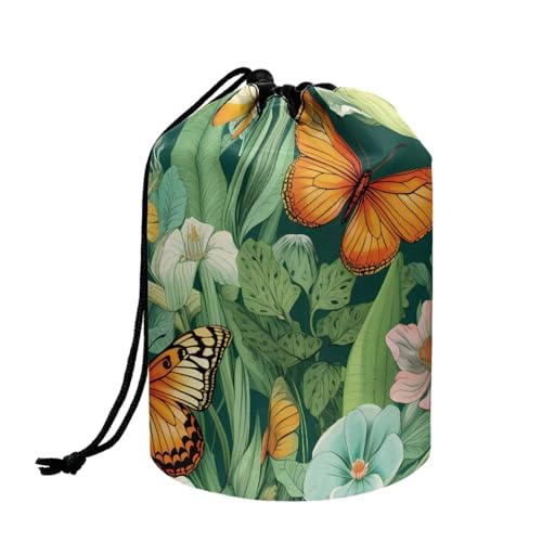 Butterfly Floral Green