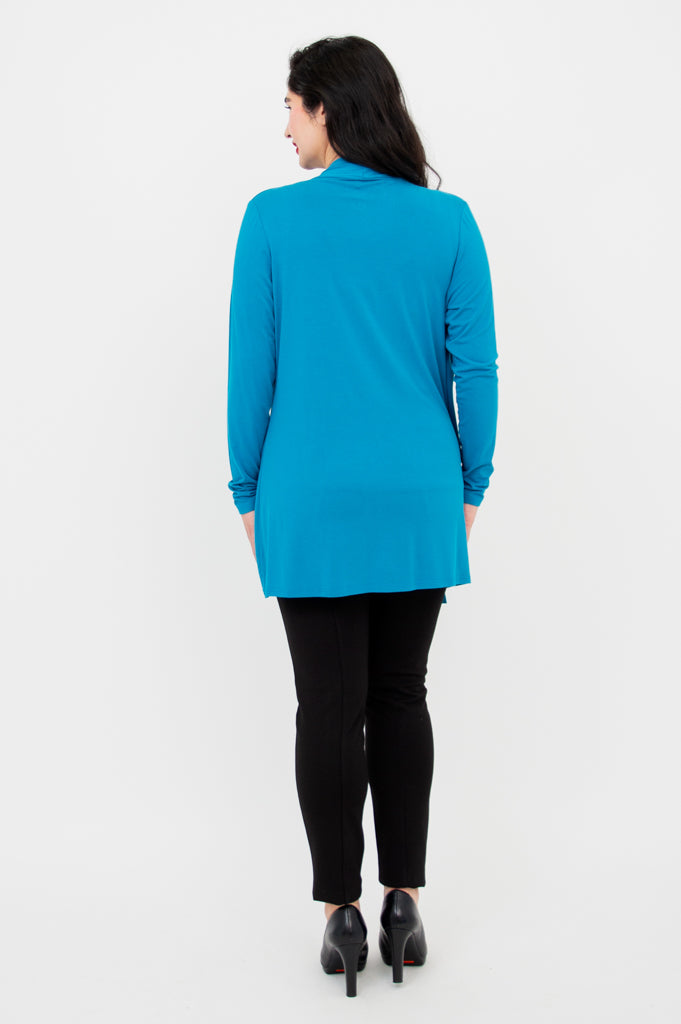 Chopra Jacket for Men & Women - Lightweight Bamboo Fabric with Wave Design - Perfect for Yoga, Travel & Outdoor Activities