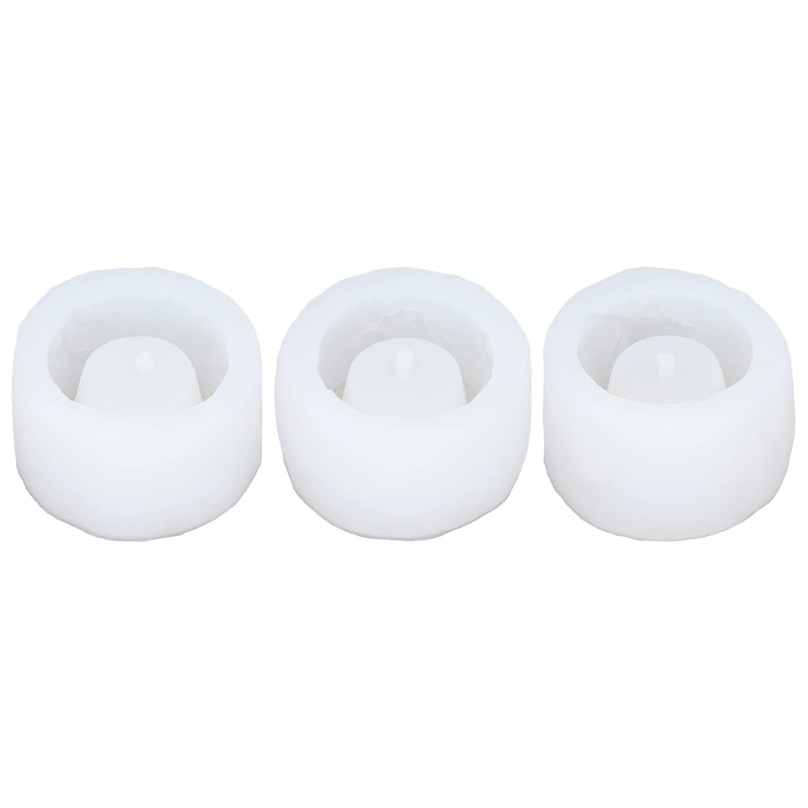 2Pcs Silicone Flower Pot Mold - DIY Round Planter Vase Mould for Succulents with Drainage Hole | Multi-Functional Gardening Tool for Home Decor & Plant Lovers (50-2283-D) | Perfect for Indoor Herb Gardens, Balcony Planters & DIY Craft Projects