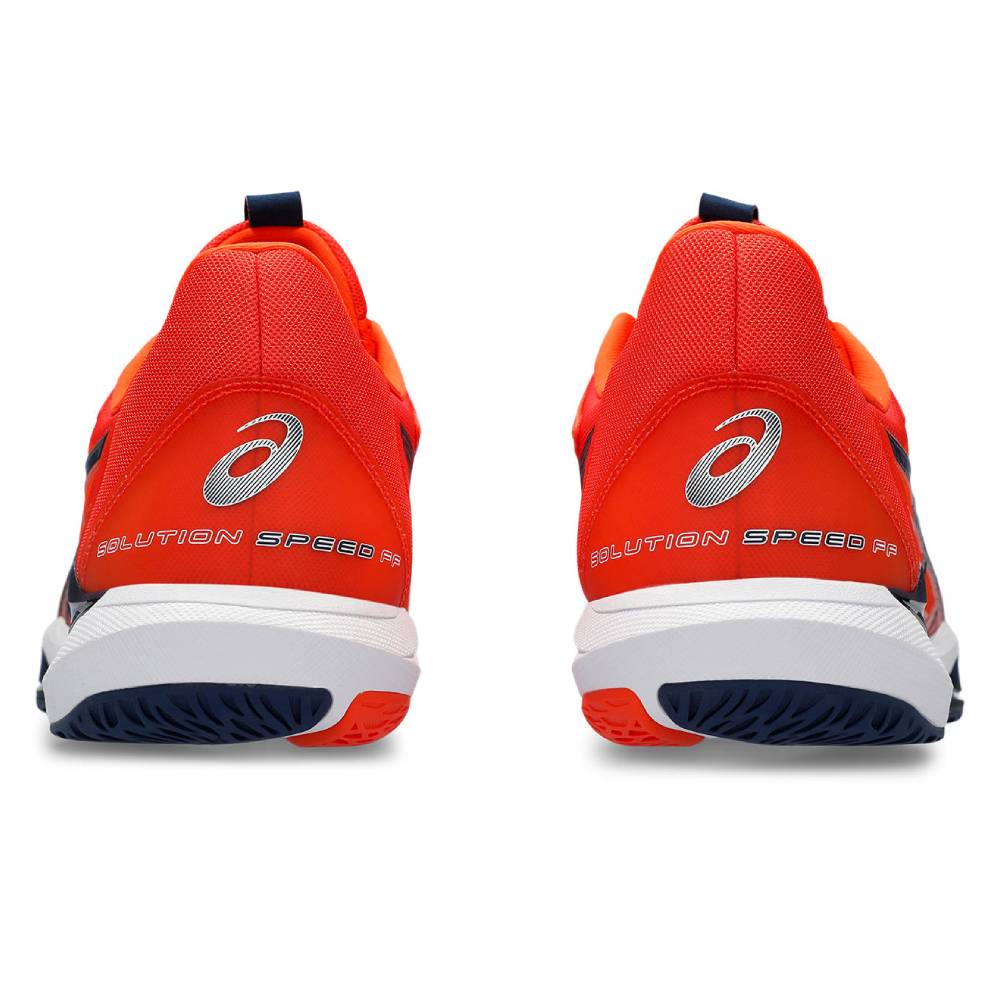 ASICS Solution Speed FF 3 Men's Tennis Shoes - Lightweight Performance Court Shoes for Competitive Play (Orange/Blue) | Ideal for Hard Court Matches & Training Sessions