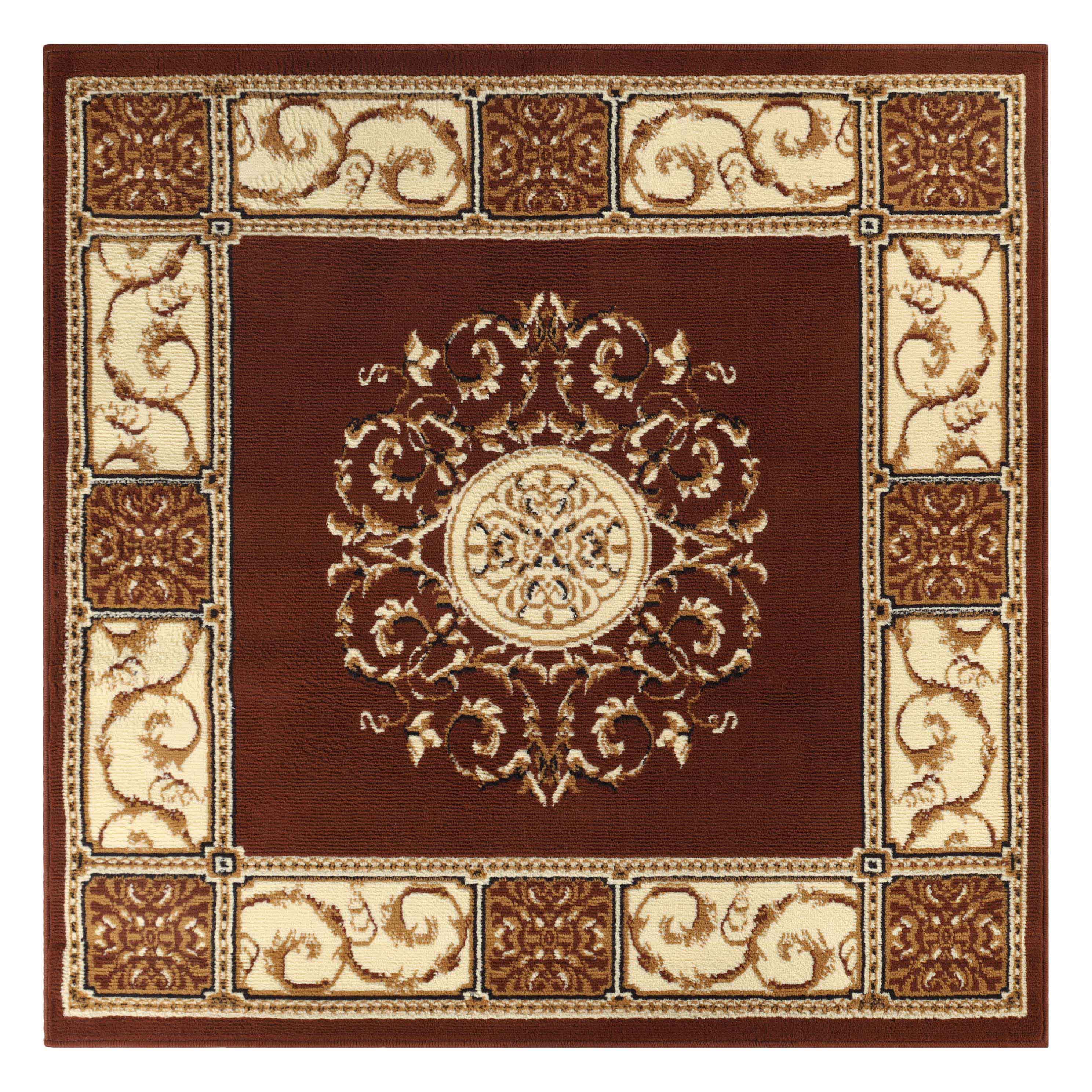 Large Medallion Modern Bohemian Indoor Area Rug or Runner - Perfect for Living Room, Bedroom, and Hallway Decor