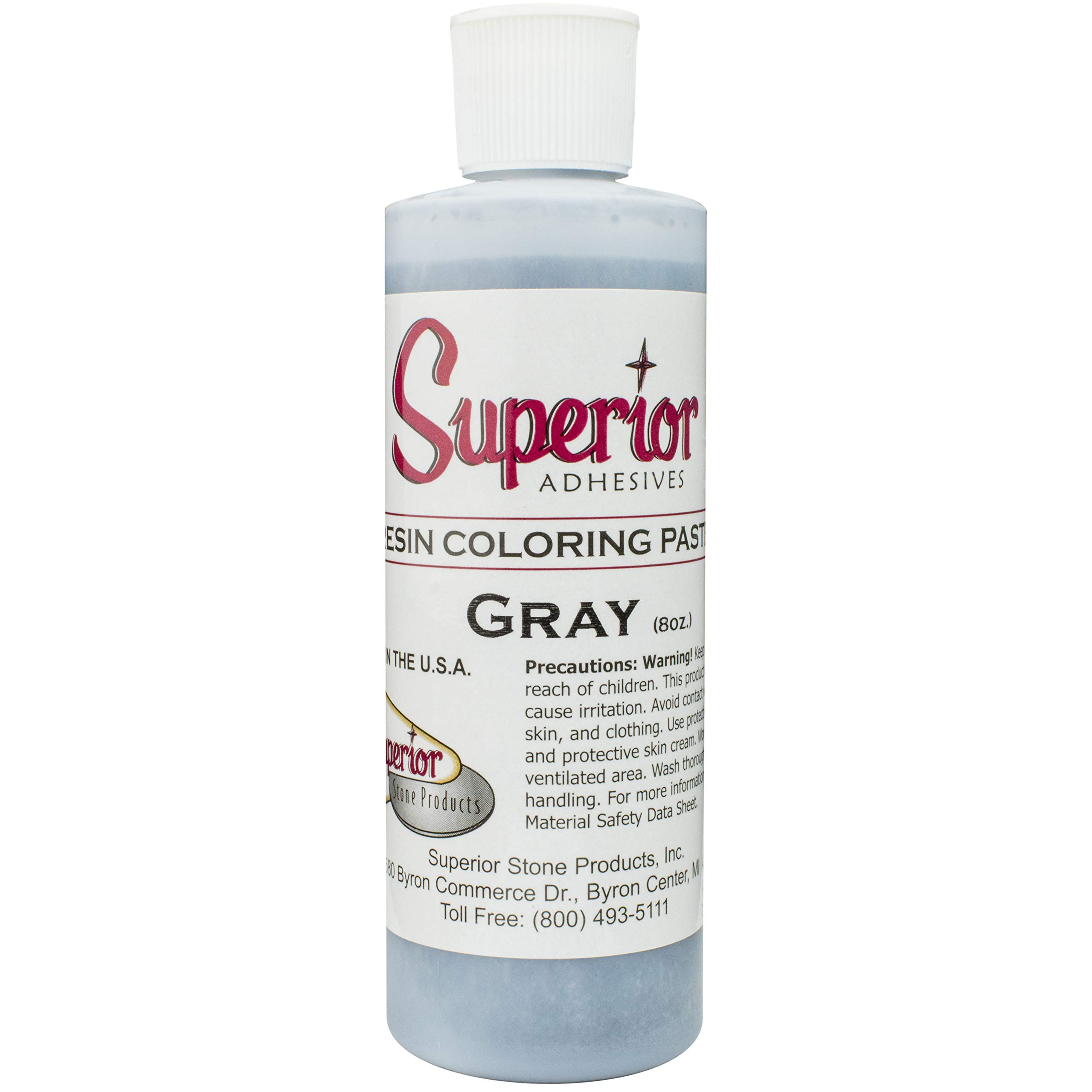 Premium Resin Coloring Paste - 8 oz Grey - High-Quality Epoxy Dye for Resin Art, Jewelry Making, and DIY Craft Projects