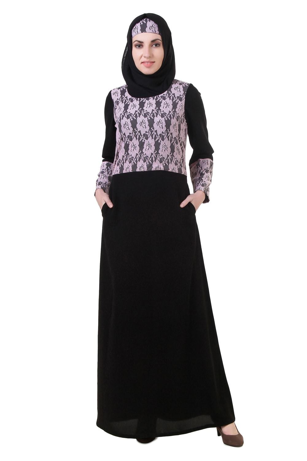 Elegant Aamira Abaya Dress for Women - Modest Muslim Prayer Dress - Perfect for Prayer, Mosque, and Special Occasions