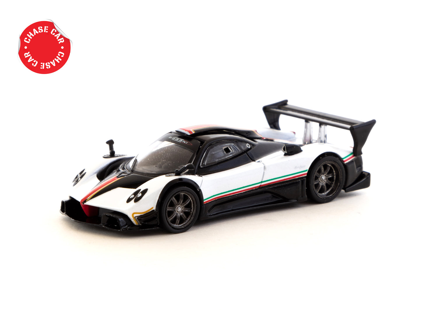 Tarmac Works 1/64 Pagani Zonda R Bianco Benny Diecast Model Car - Premium Collectible for Car Enthusiasts & Display for Home/Office Decor
