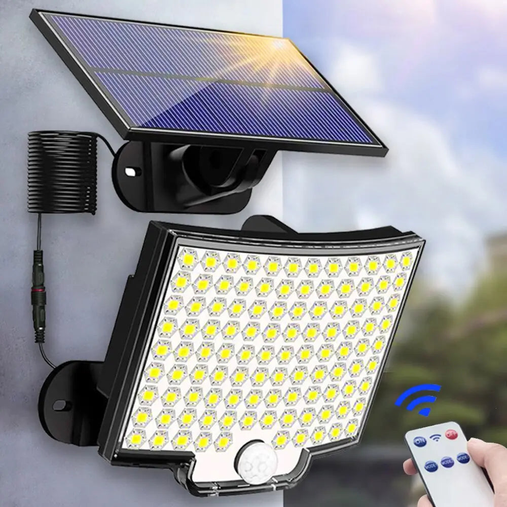 Solar Powered Outdoor Wall Lights with Extendable Arm - Waterproof & Motion Sensor for Garden, Patio, and Pathway Lighting