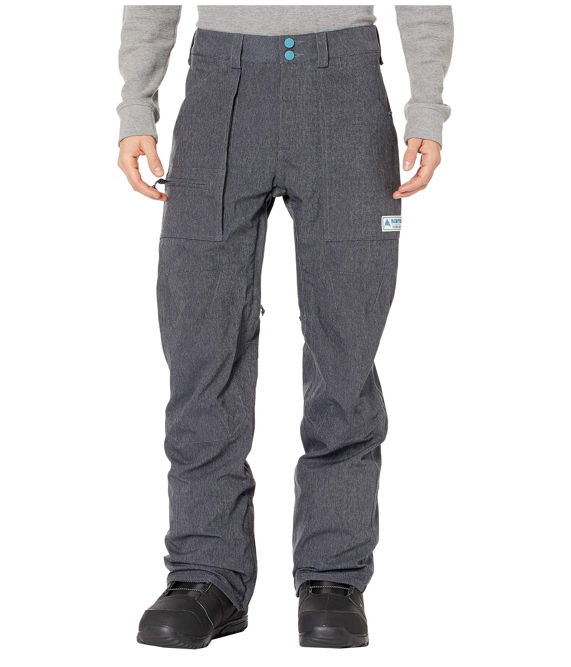 BURTON Men's Southside Snow Pants - Waterproof Ski & Snowboard Pants for Winter Sports & Outdoor Activities