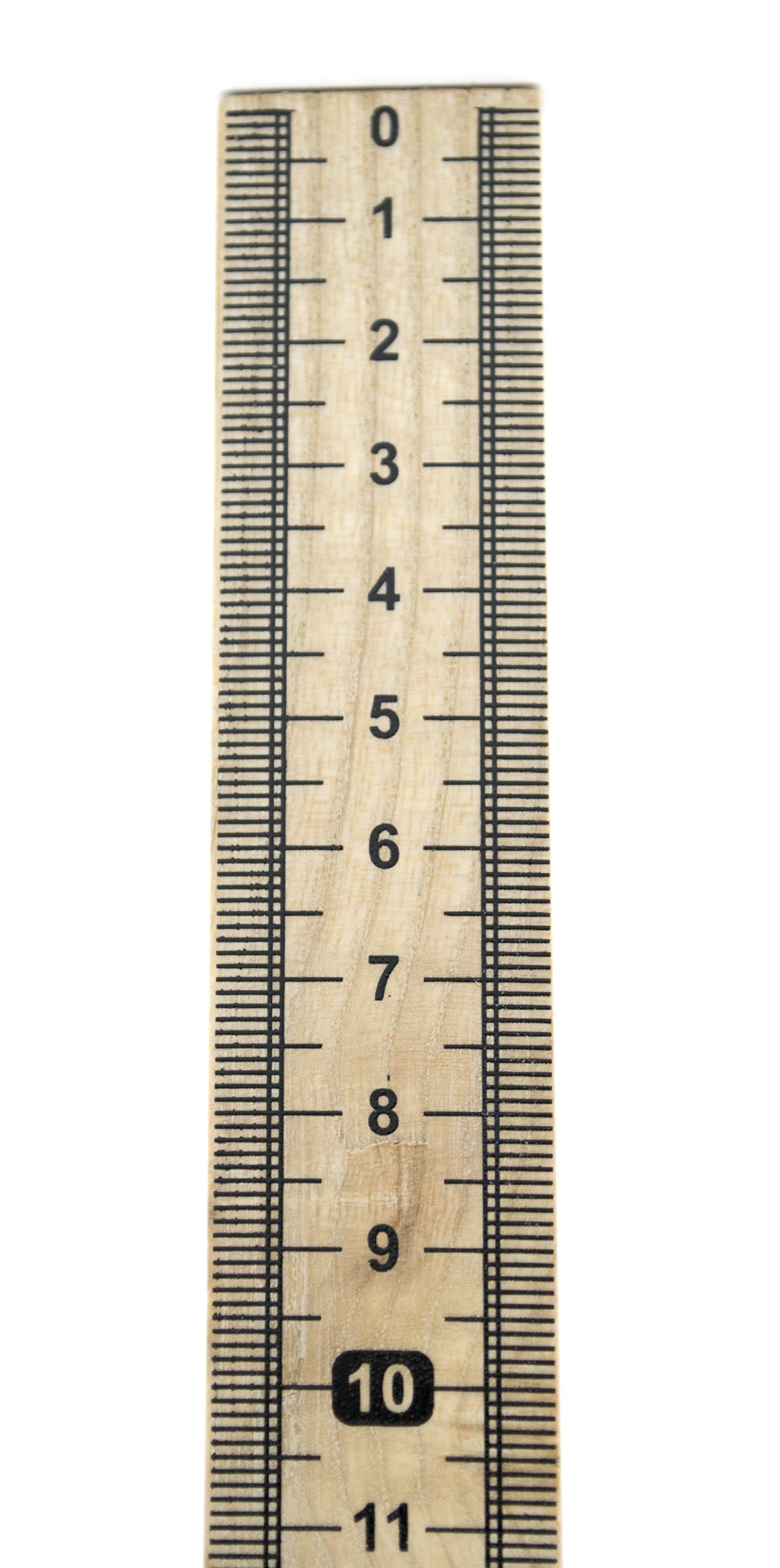 EISCO Hardwood Metric Meter Stick (Pack of 10) - Single Sided with Vertical Reading & Zero Top - Perfect for Science Labs, Classrooms & DIY Measurements