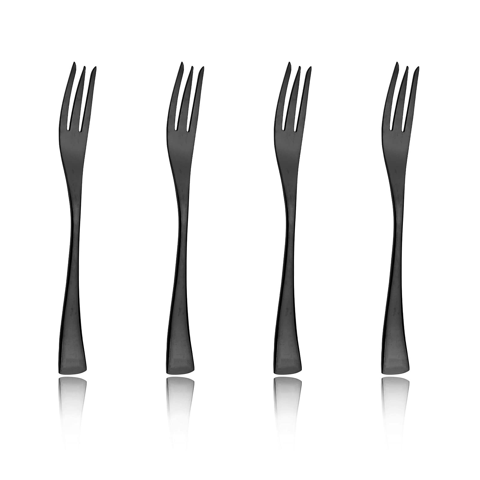4-Piece Stainless Steel Fish Forks Set - 304 Grade, 8.47 Inch Dessert Forks for Seafood, Sushi & Fine Dining - Elegant Tableware for Restaurants, Dinner Parties & Home Entertaining