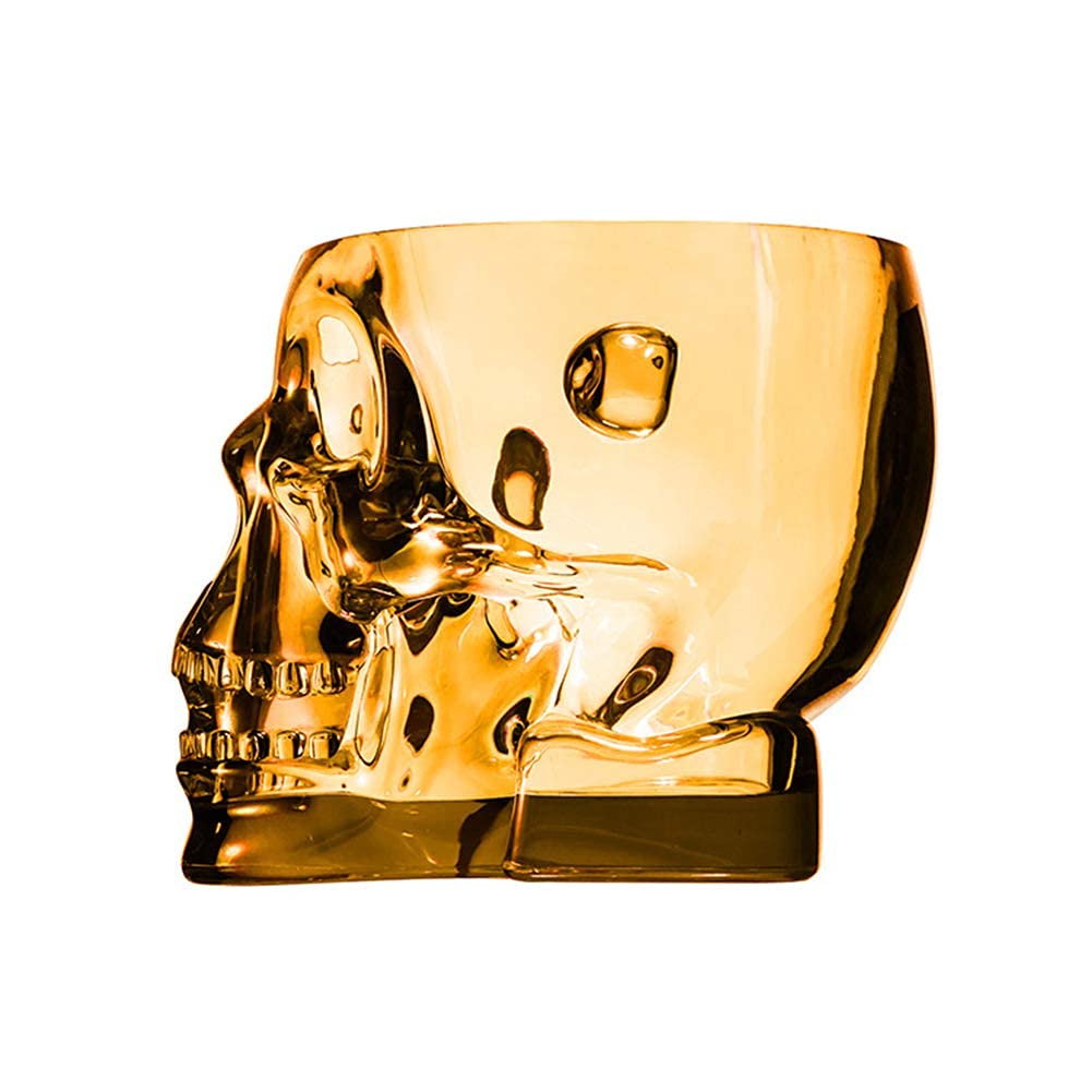Acrylic Skull Ice Bucket - 1.5L Beer & Champagne Cooler for Parties, Weddings, BBQs & Cocktail Bars (190x150x150mm) | Multiple Colors Available | Perfect for Halloween, Themed Events & Home Bar Decor