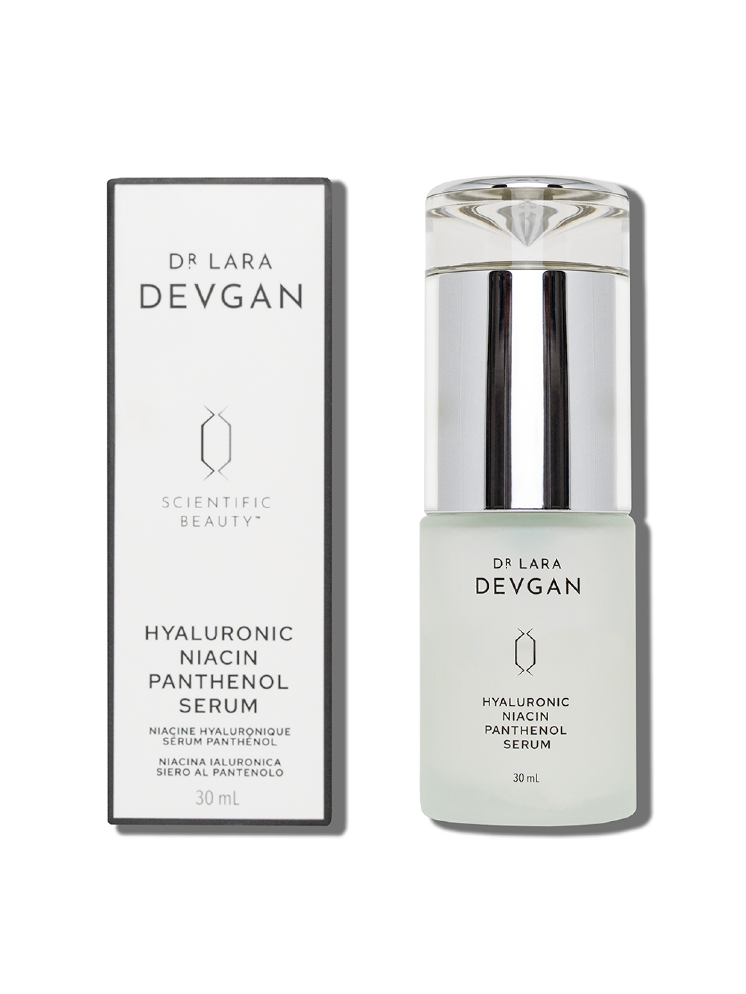 Dr. Devgan Hyaluronic Niacin Panthenol Serum - Hydrating Anti-Aging Face Serum with Hyaluronic Acid & Niacinamide - Perfect for Dry Skin & Fine Lines Reduction - Day & Night Skincare Routine