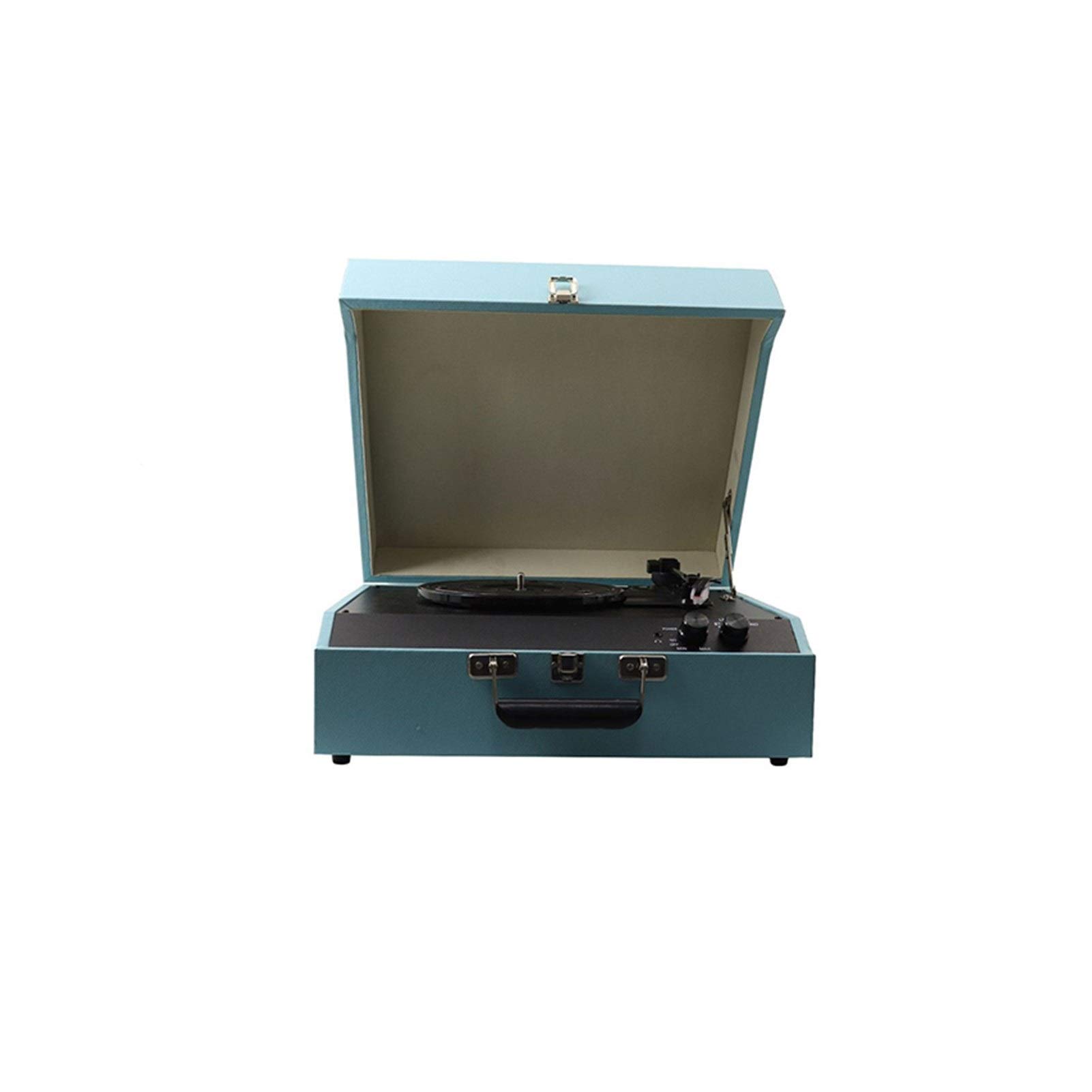 Vintage Bluetooth Gramophone Speaker - Portable Wooden Retro Vinyl Record Player with Wireless Audio, FM Radio & USB Playback - Perfect for Home Decor, Parties, and Vintage Music Lovers
