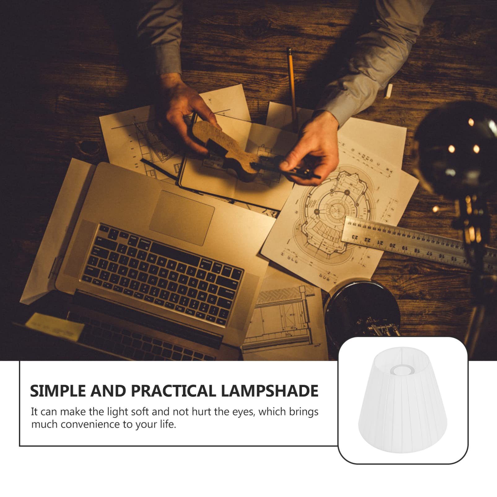 1pc Modern Lampshade Light Accessory for Desk & Home Decor - Perfect for Bedroom, Living Room & Office Lighting Upgrade