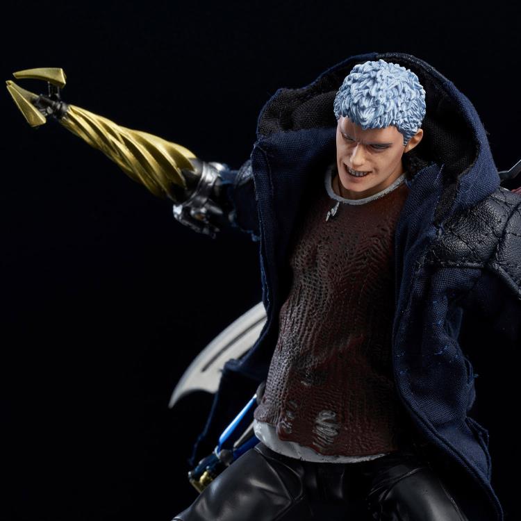 1000toys (Sen Toys) Devil May Cry 5 V Nero 1/12 Scale Deluxe Action Figure - Collectible Anime Character Model for Display & Gaming Enthusiasts
