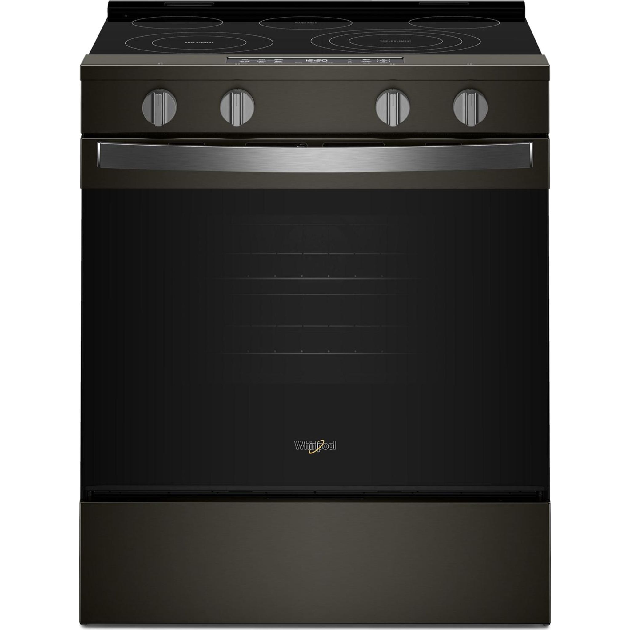 Whirlpool 30-Inch Electric Range with Stainless Steel Finish (Model YWSES5030SV) - Perfect for Modern Kitchens, Baking, and Family Cooking