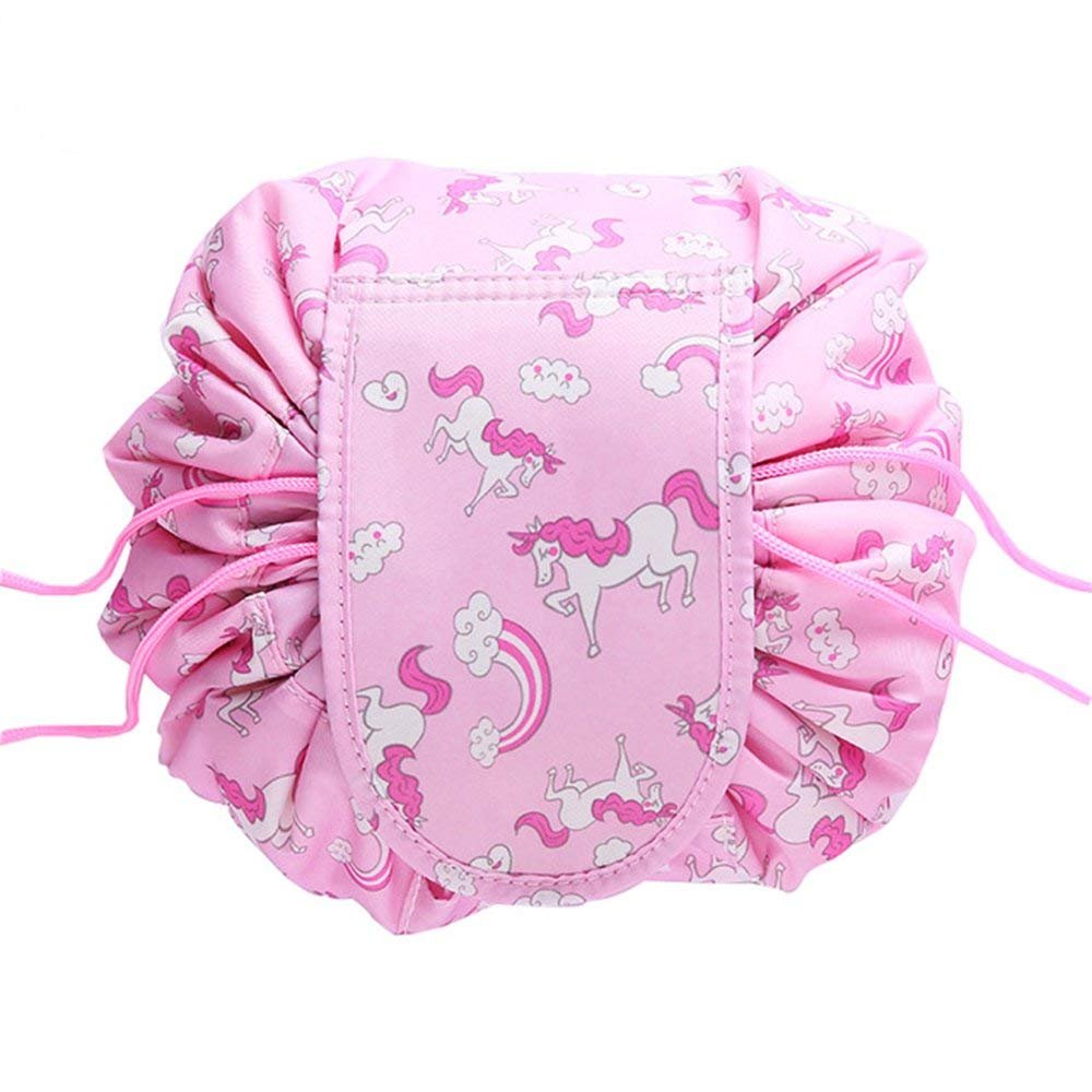 Waterproof Travel Cosmetic Bag - Large Capacity Makeup Organizer for Beauticians, Portable Quick Pack for Gym, Beach & Business Trips