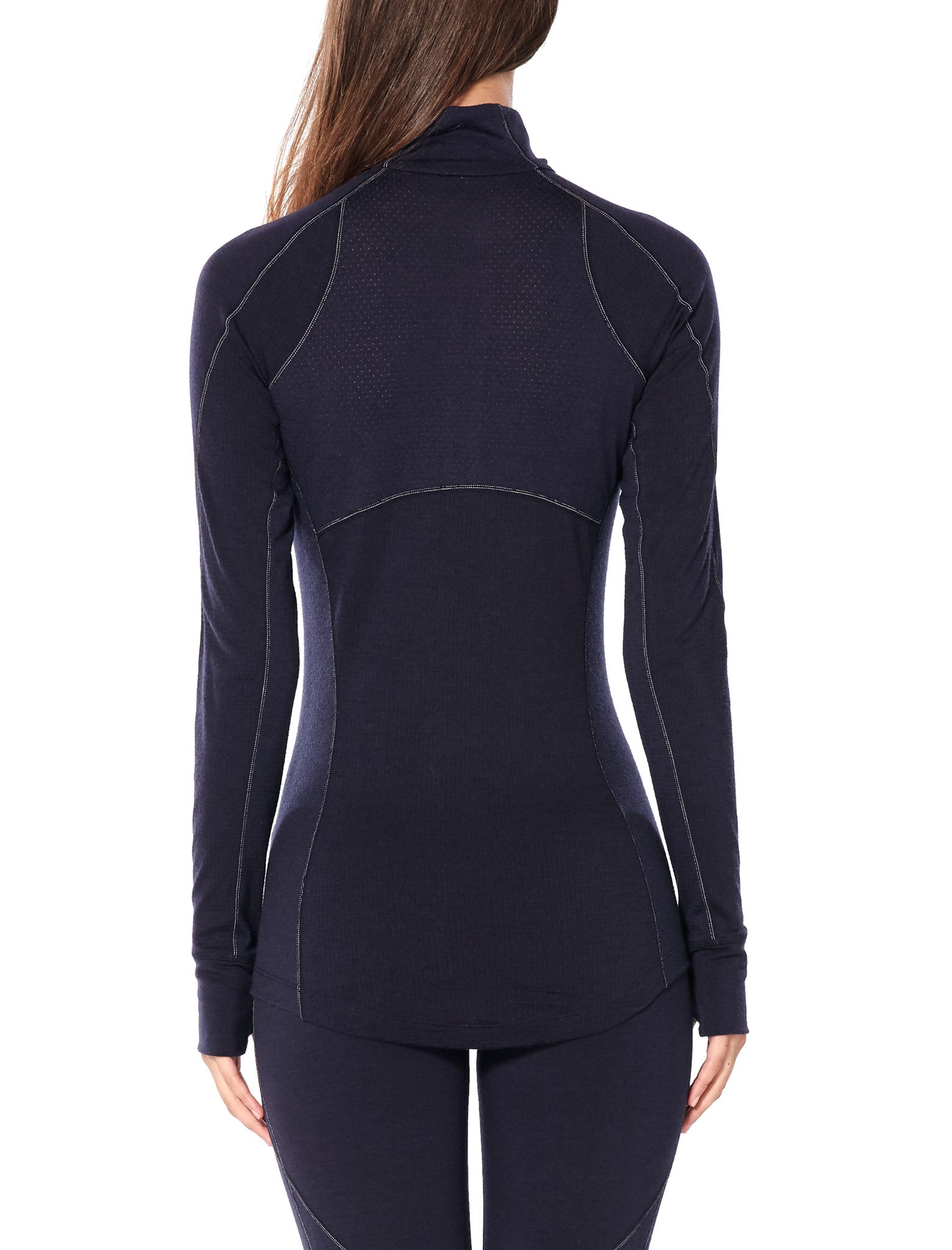 260 Zone Long Sleeve Half Zip Women's Thermal Base Layer - Cold Weather Running, Hiking & Outdoor Activities