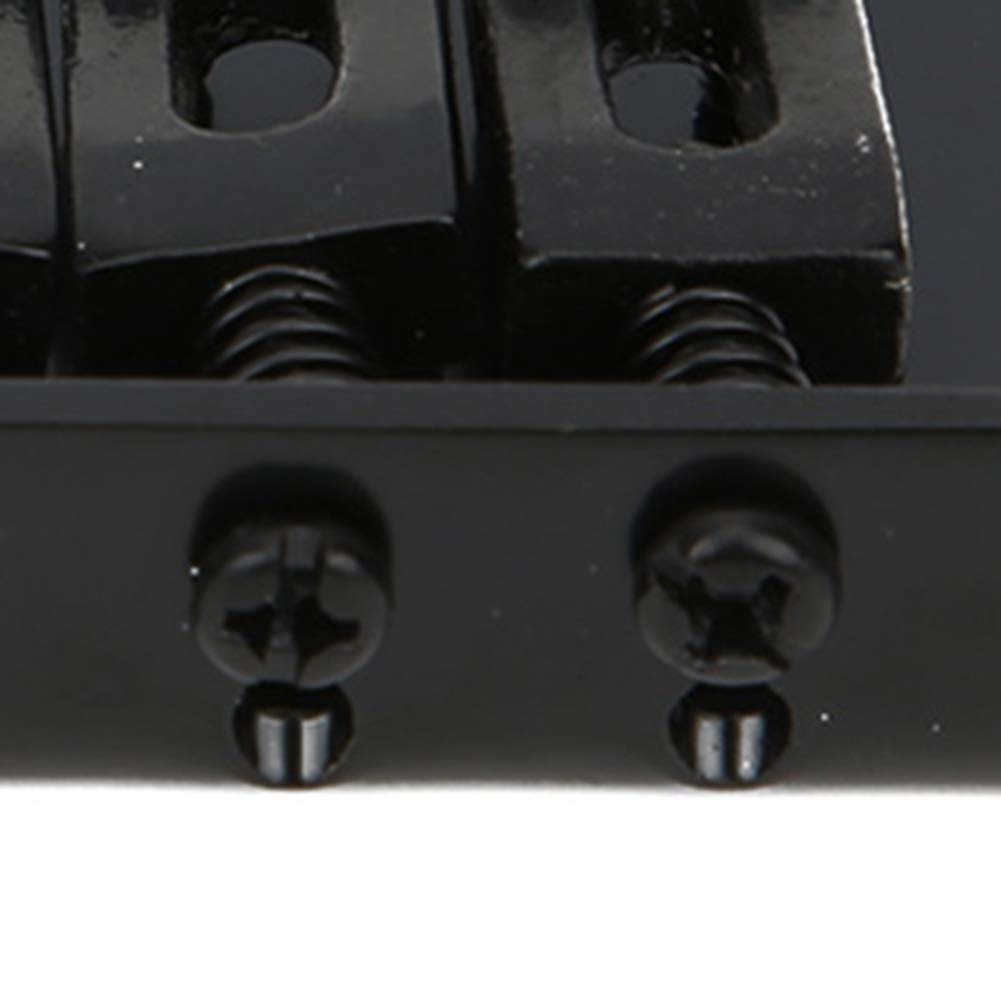Premium Black Electric Guitar Bridge for TL Models - High-Quality Replacement Part for Smooth Playability & Enhanced Tone - Perfect for Rock, Blues & Studio Recording